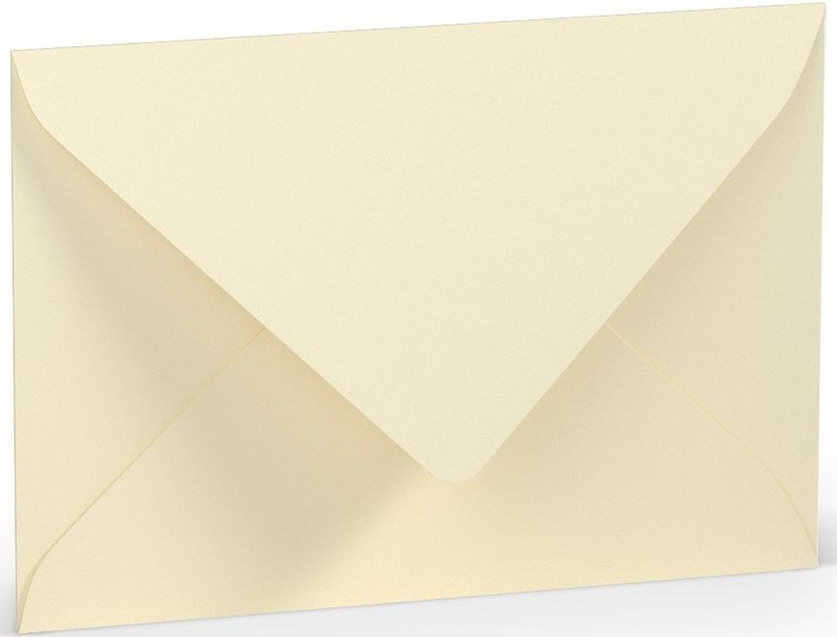 Rössler Briefumschlag Briefumschläge Coloretti VE=5 Stück C6 creme