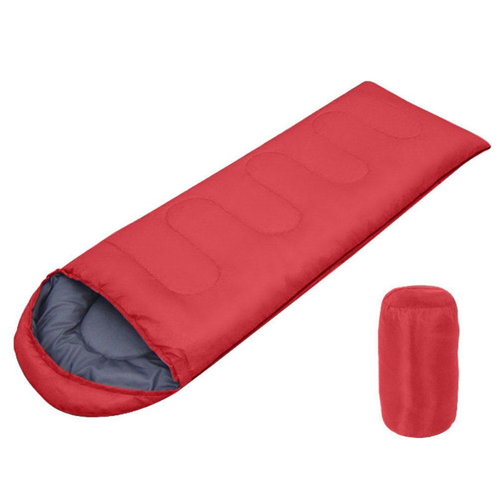 Dsen Deckenschlafsack für Schlafsack 3-4 Deckenschlafsack Jahreszeiten,Erwachsene Rot