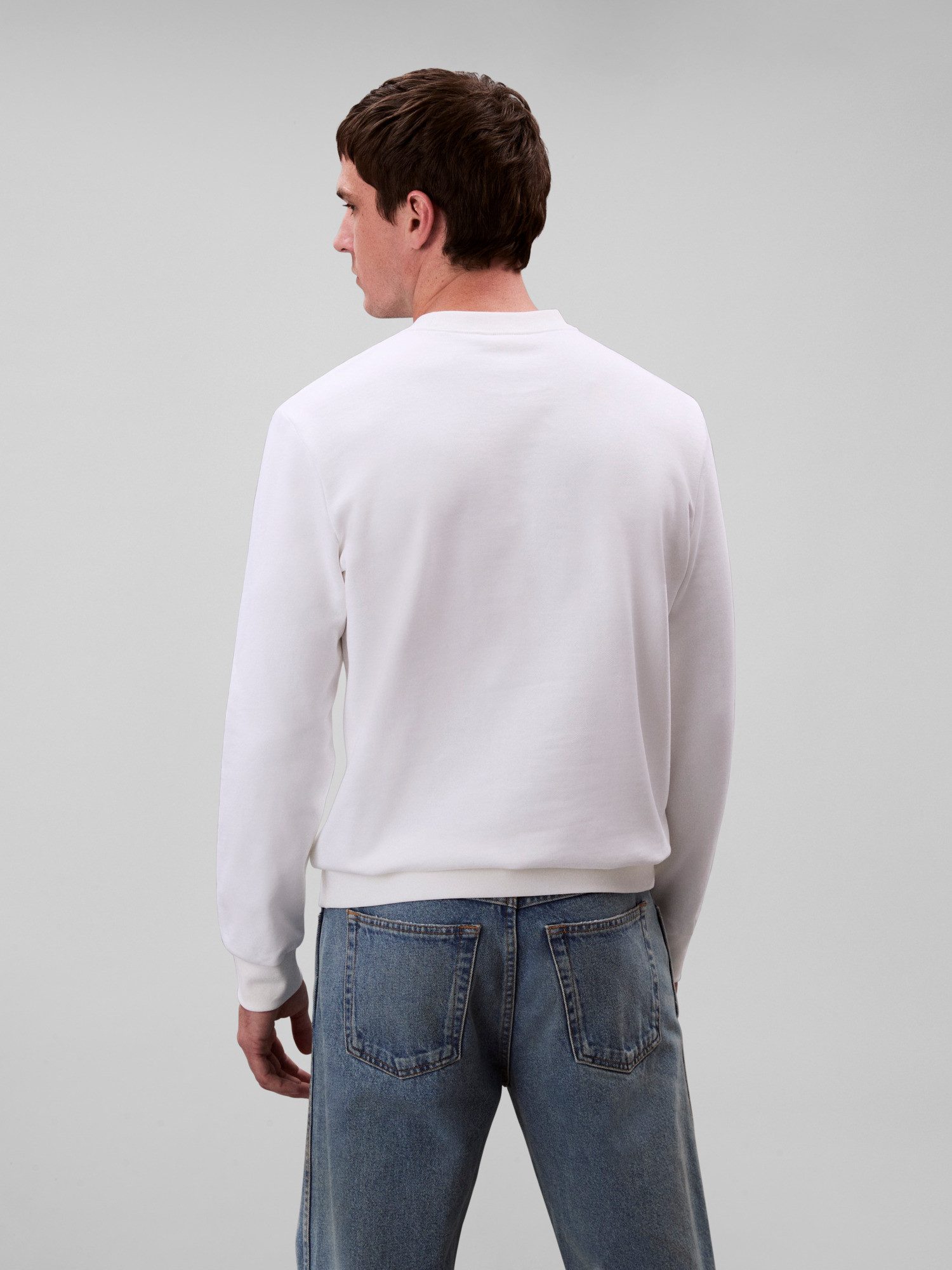 Calvin Klein Jeans Sweatshirt 400GSM TRRY BDG CRWN Mit Rundhalsausschnitt günstig online kaufen