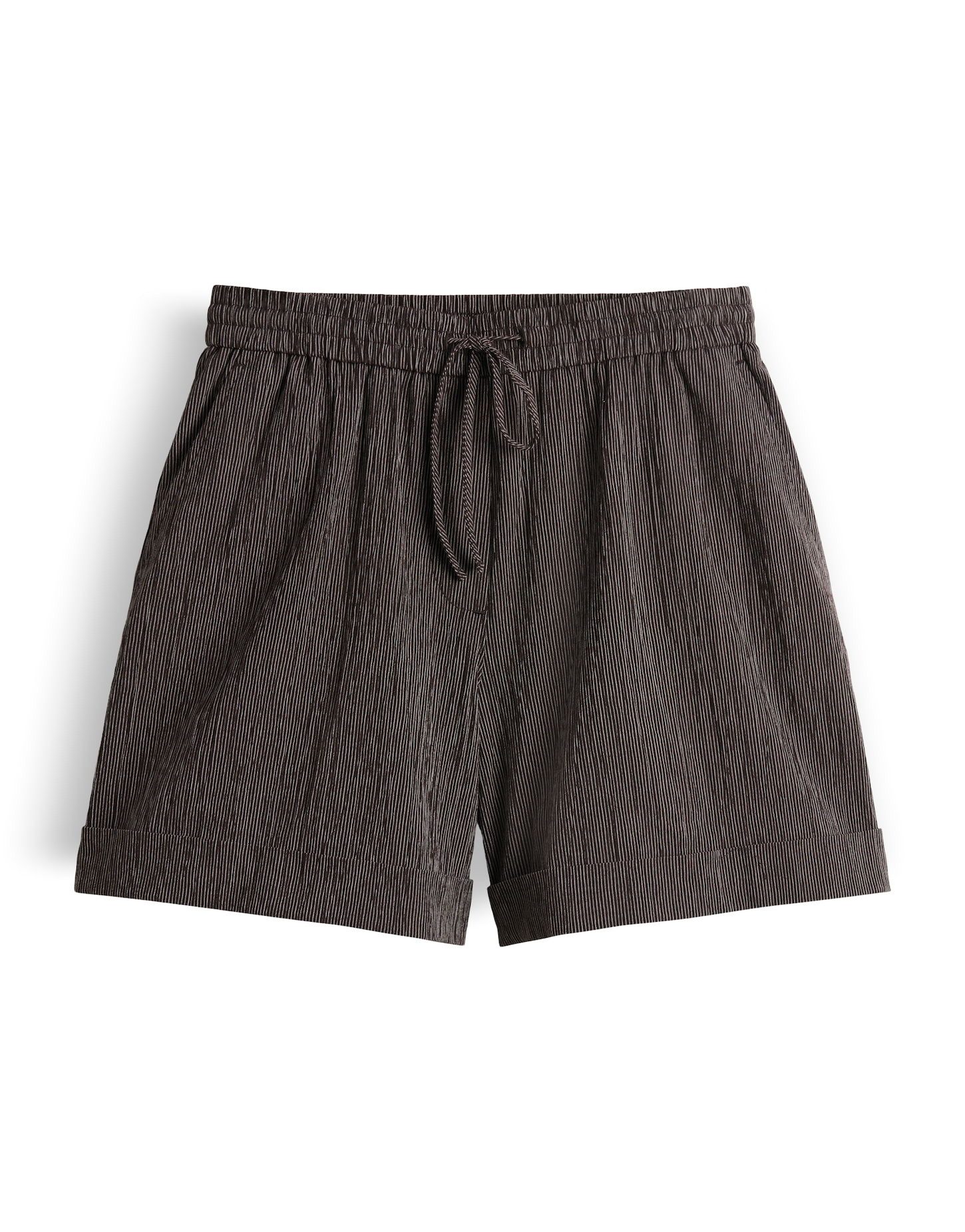 OPUS Shorts Malky shorts aus Webware mit Crinkle Effekt Der Aufschlag am Saum wirkt modern und unkompliziert