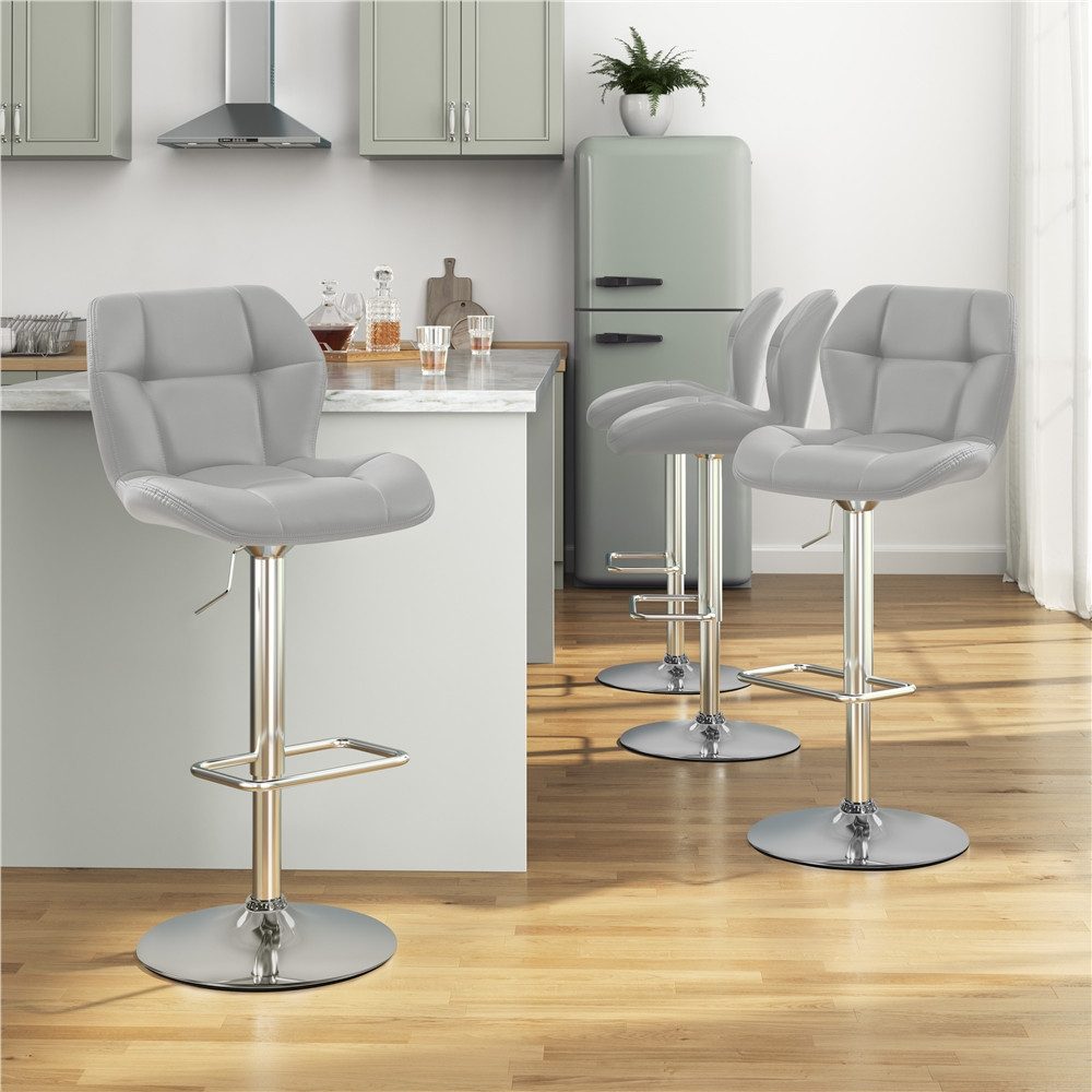 Yaheetech Barhocker 360° Drehbare Hocker mit Fußstütze (4 St), 1/2/4/6er-Se günstig online kaufen