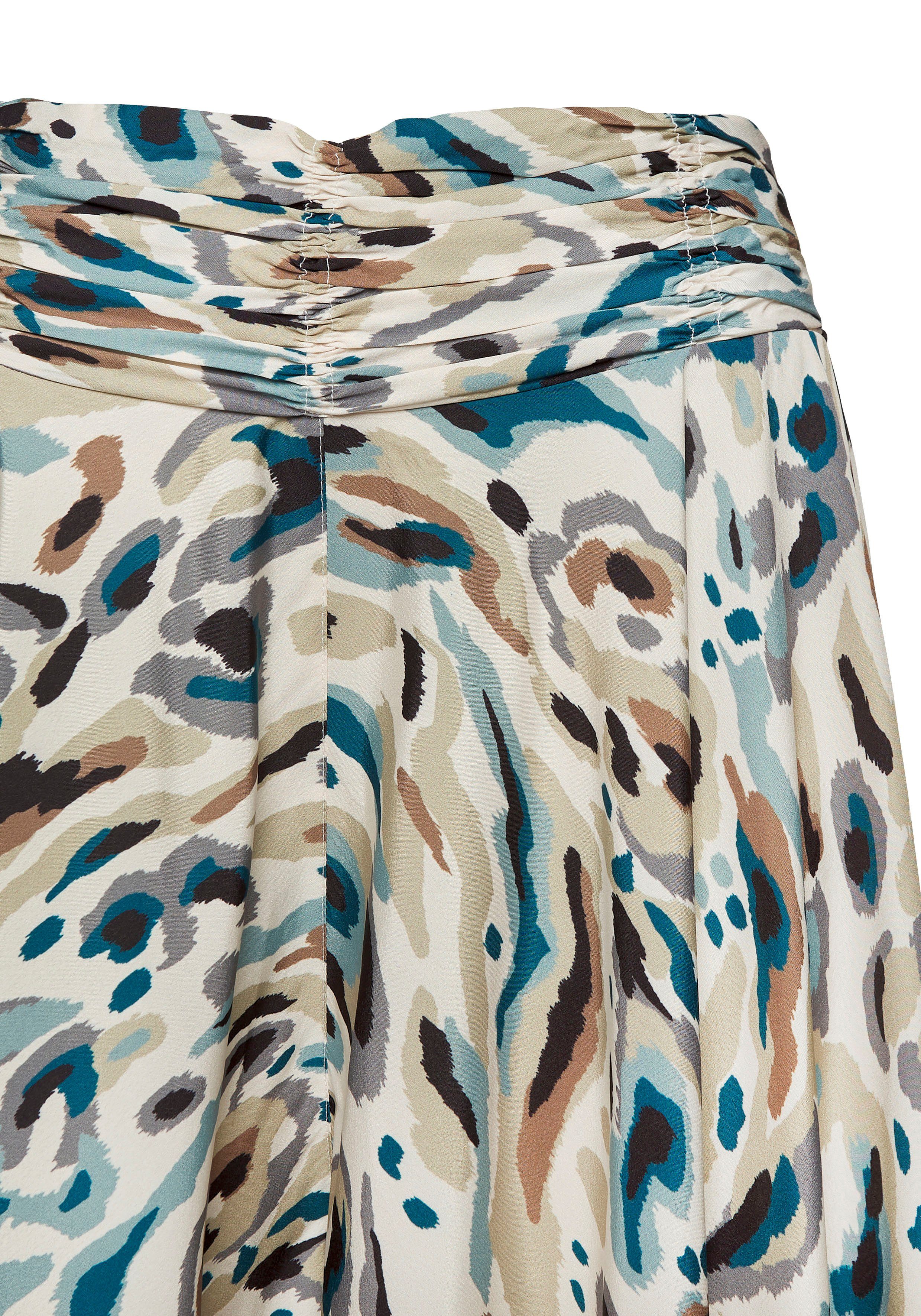 LASCANA Hosenrock mit extra weitem Bein mit Alloverdruck, Culotte, luftige Sommerhose, Strandhose, Schlupfhose – Bild 5 von 5