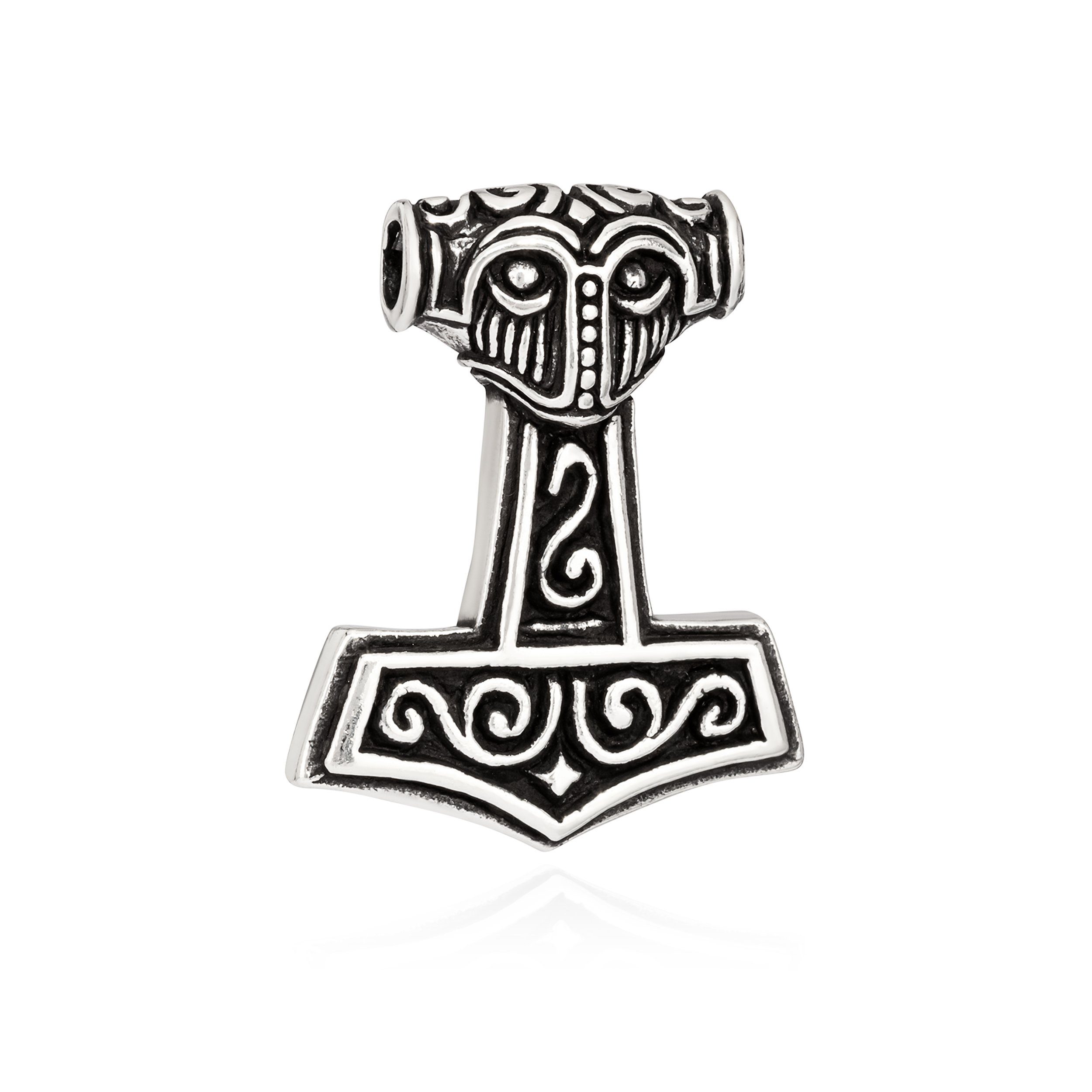 Kettenanhänger Kettenanhänger Thors Hammer keltisch 925 Silber 34