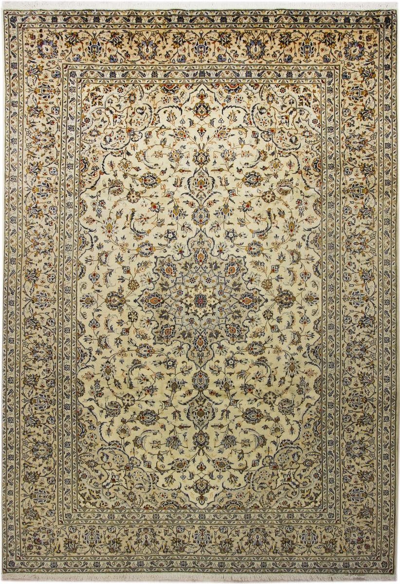 Orientteppich Keshan 246x356 Handgeknüpfter Orientteppich / Perserteppich, Nain Trading, rechteckig, Höhe: 12 mm