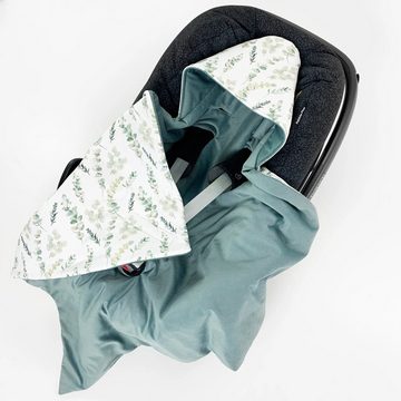 Einschlagdecke Ganzjährige Einschlagdecke Babyschale Autositz universal,0-6 0-12 Mon., BABEES