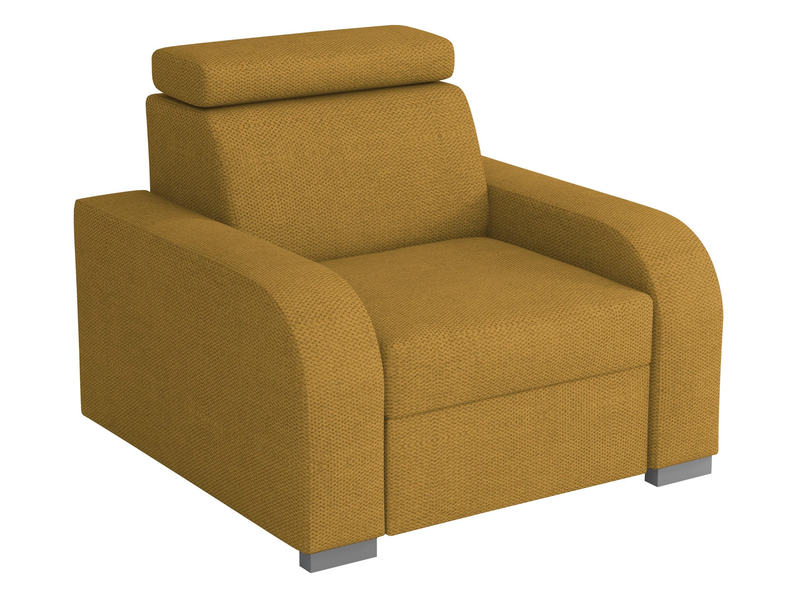MIRJAN24 Sessel Oslo 1, Einstellbare Kopfstützen, 105x100x85-100 cm