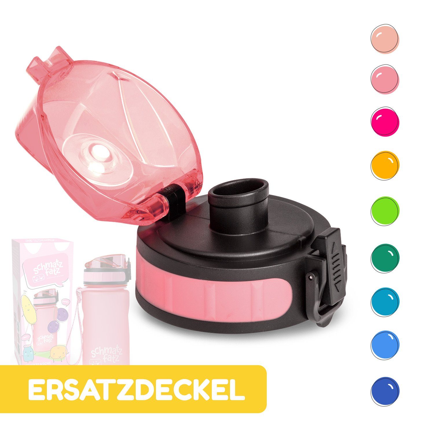 Rabattaktionen Klarstein Frischhaltedose schmatzfatz Ersatzdeckel, Kunststoff Rosa