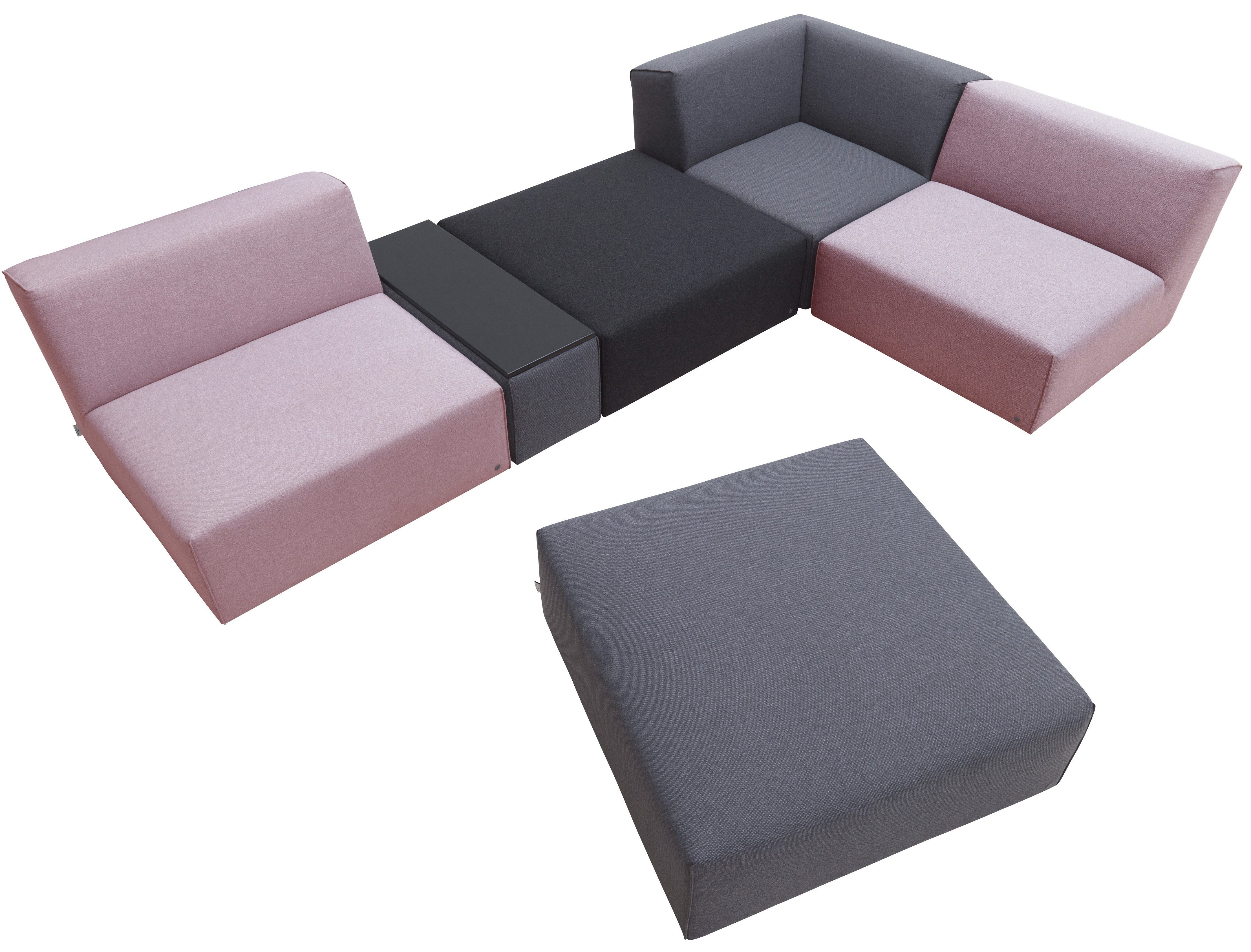TAILOR TOM Bettfunktion wahlweise ELEMENTS, Chaiselongue mit HOME Sofaelement