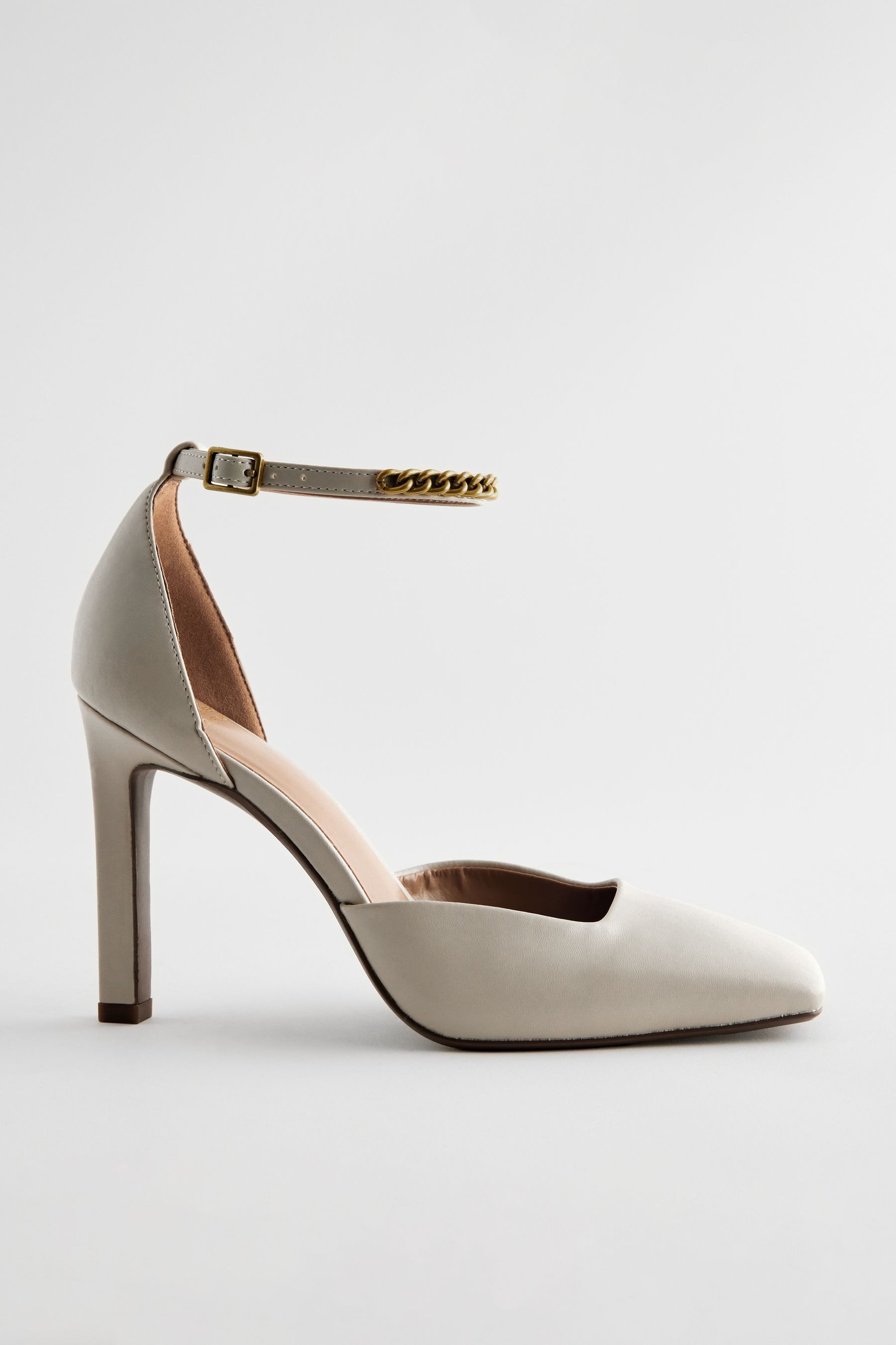 Forever Comfort® Schuhe, Knöchelriemen + Zierkette Pumps