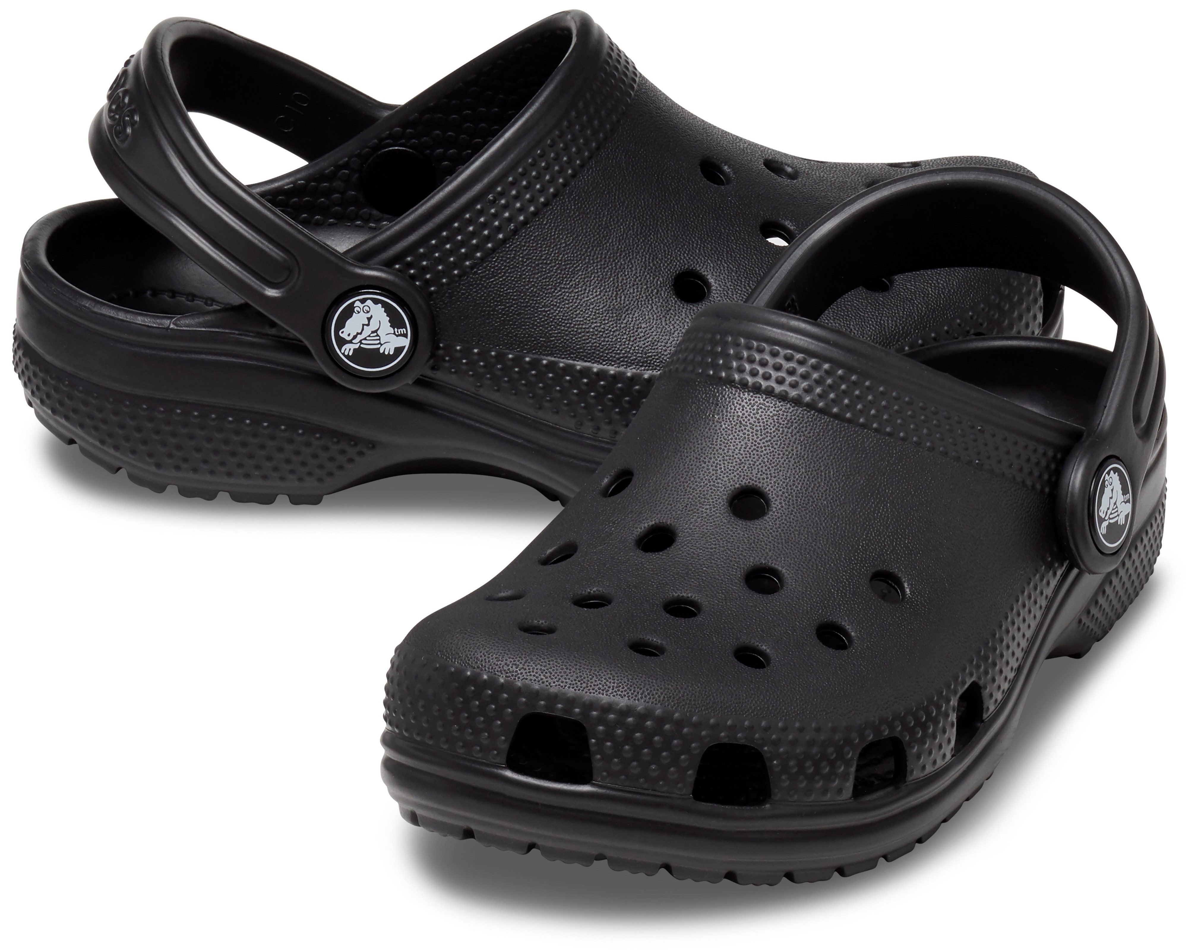 Crocs Classic Clog K Clog Hausschuh, Schlappen, Strandschuh, Sandale mit Fersenriemen