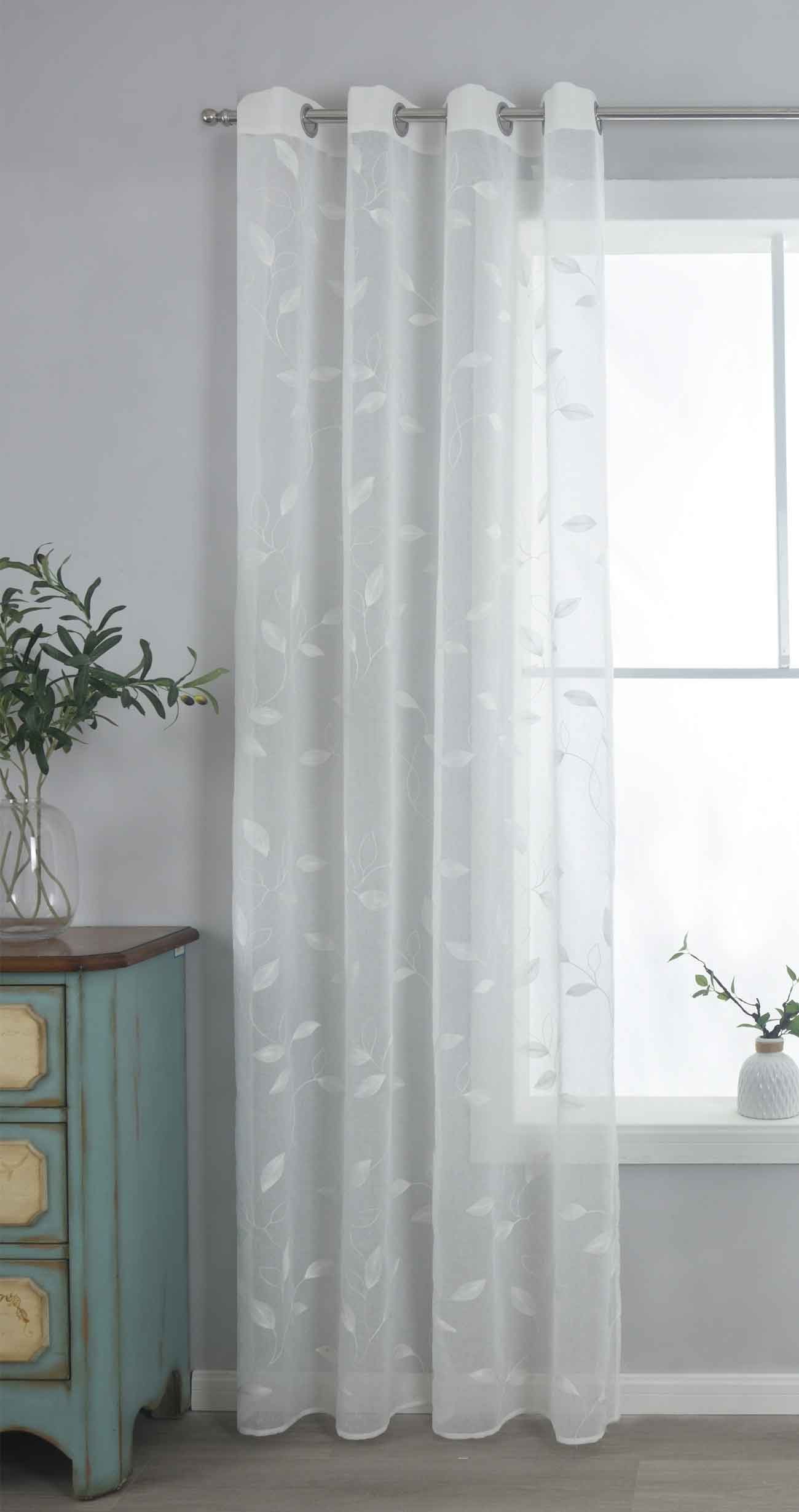 Gardinenbox Gardine, Ösen (1 St), transparent, günstig online kaufen
