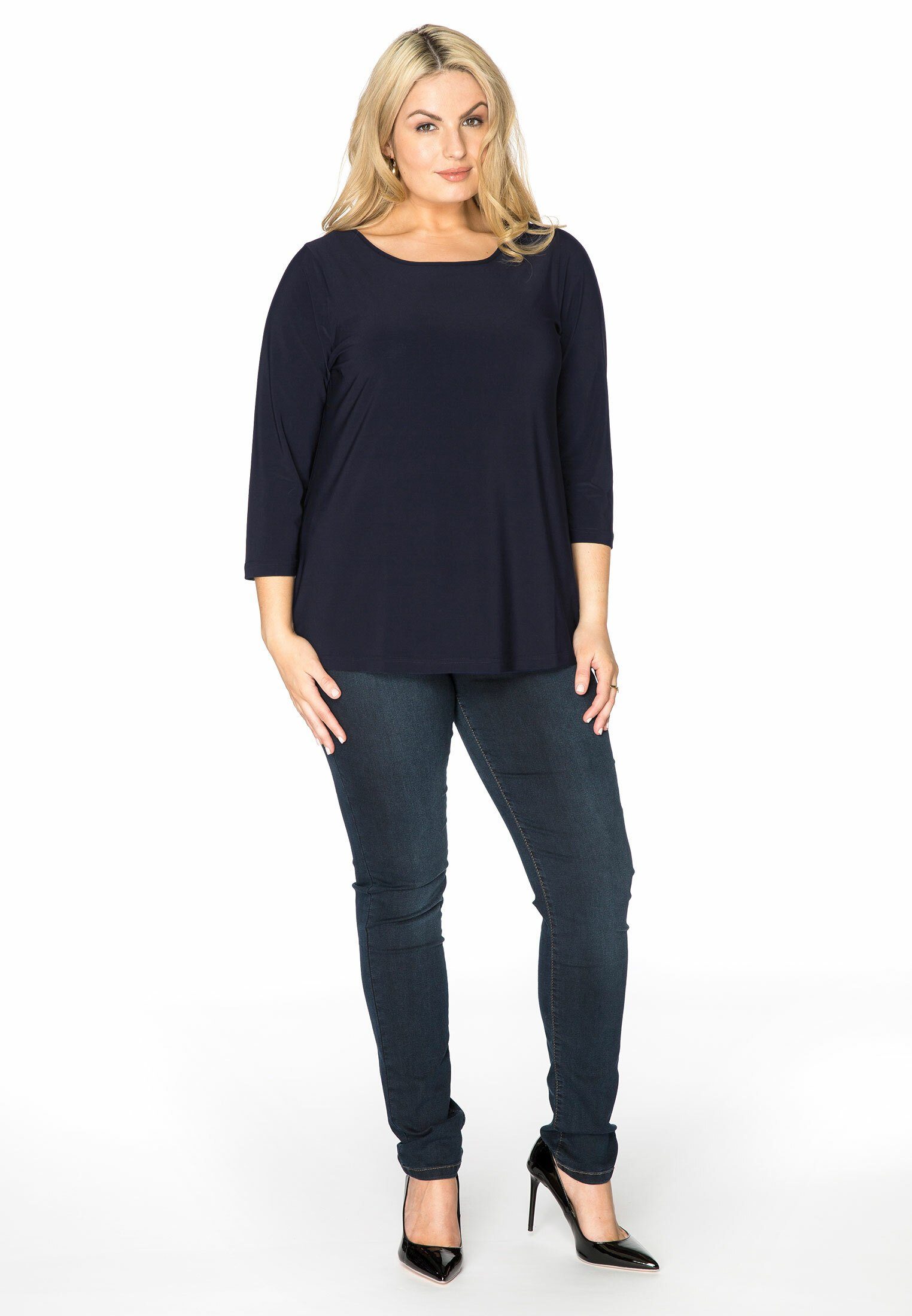 YOEK Langarmshirt Damen Langarmshirts Große Größen günstig online kaufen