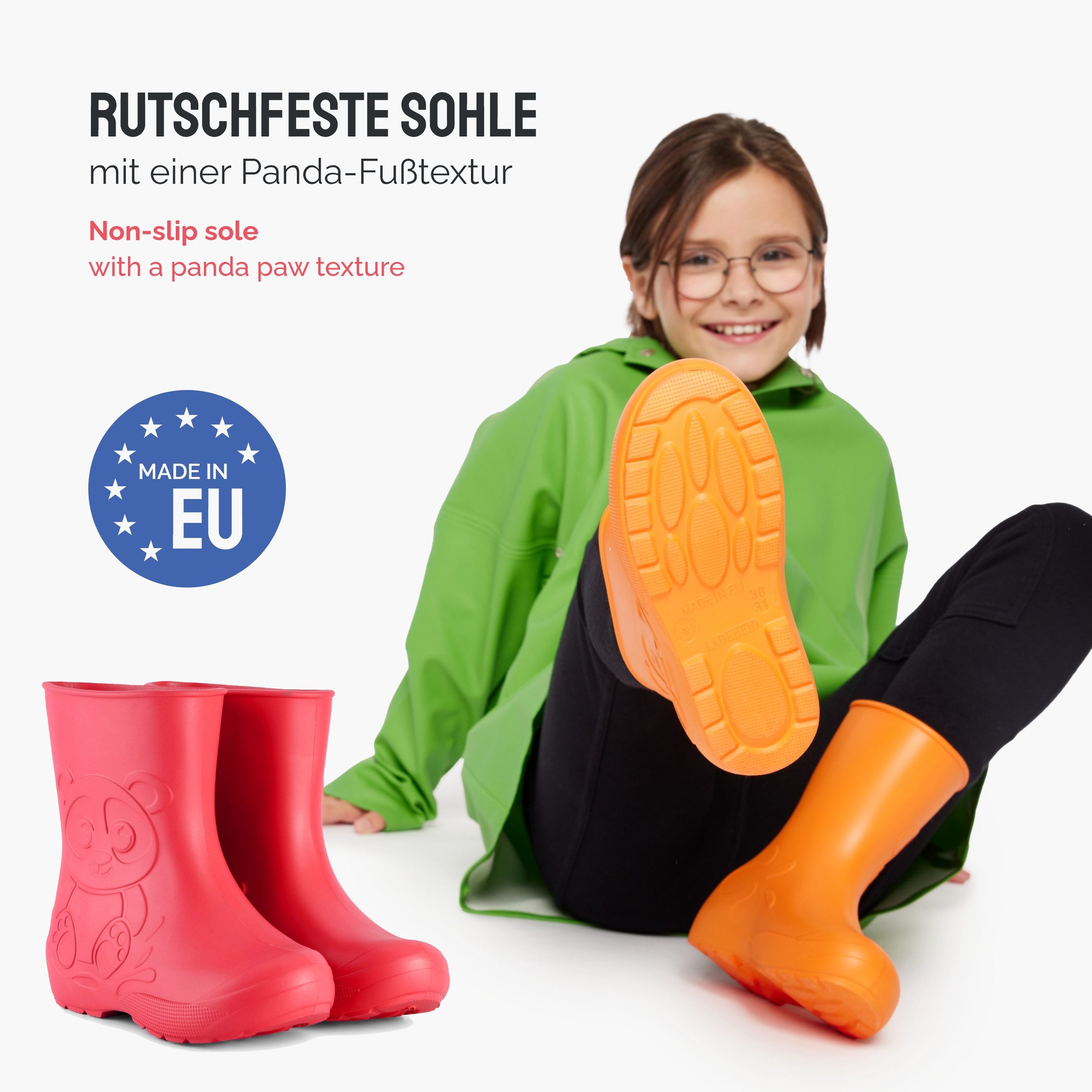 Ladeheid EVA Kinder Regenschuhe LA-CA-10 Gummistiefel – Bild 5 von 5