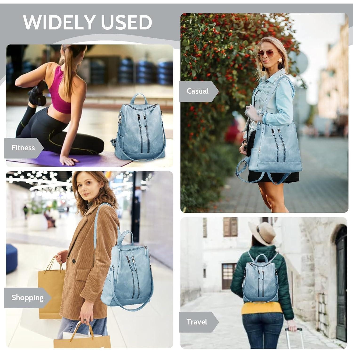 LuxusKollektion Cityrucksack Rucksack Damen wasserdicht diebstahlsicher PUL günstig online kaufen