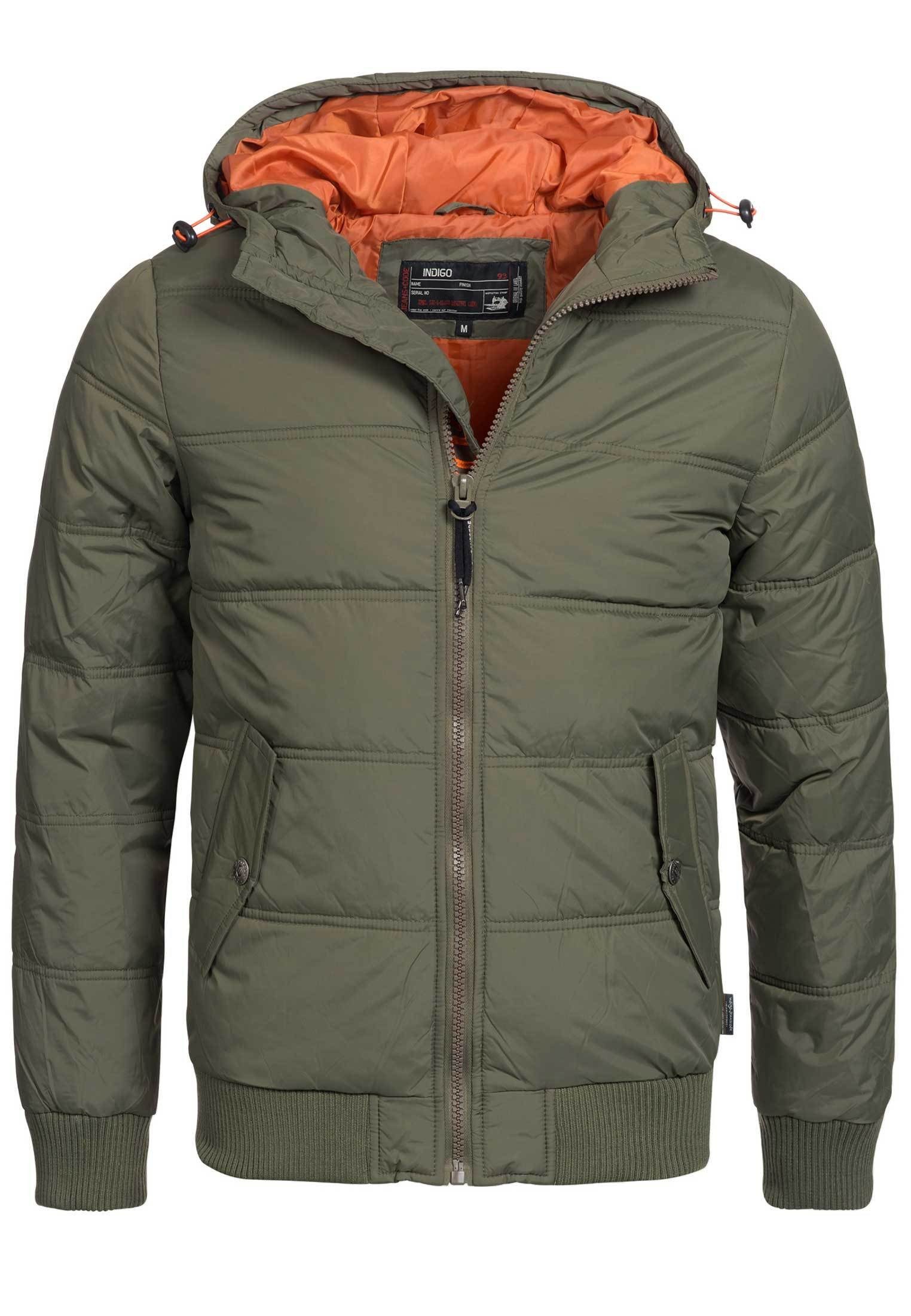 Indicode Steppjacke Herren Adrian ZA Herrenjacke Daunen-Optik günstig online kaufen