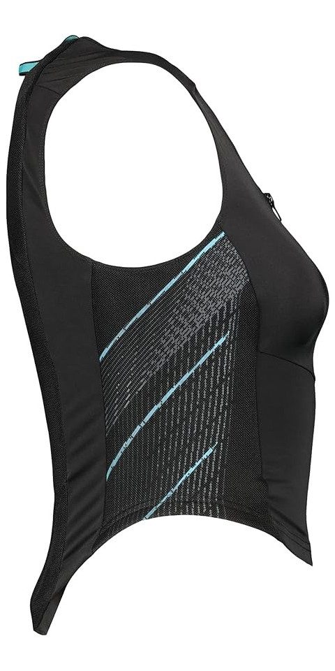 Komperdell Rückgrat-/Rückenprotektor Super ECO Women,schwarz-mint