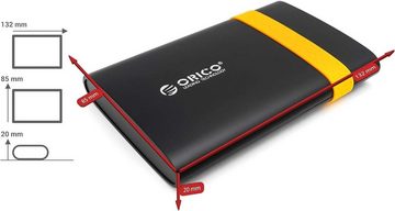 ORICO Orico 160GB USB 3.0 Externe 2.5" Festplatte 2538U3 - orange externe HDD-Festplatte