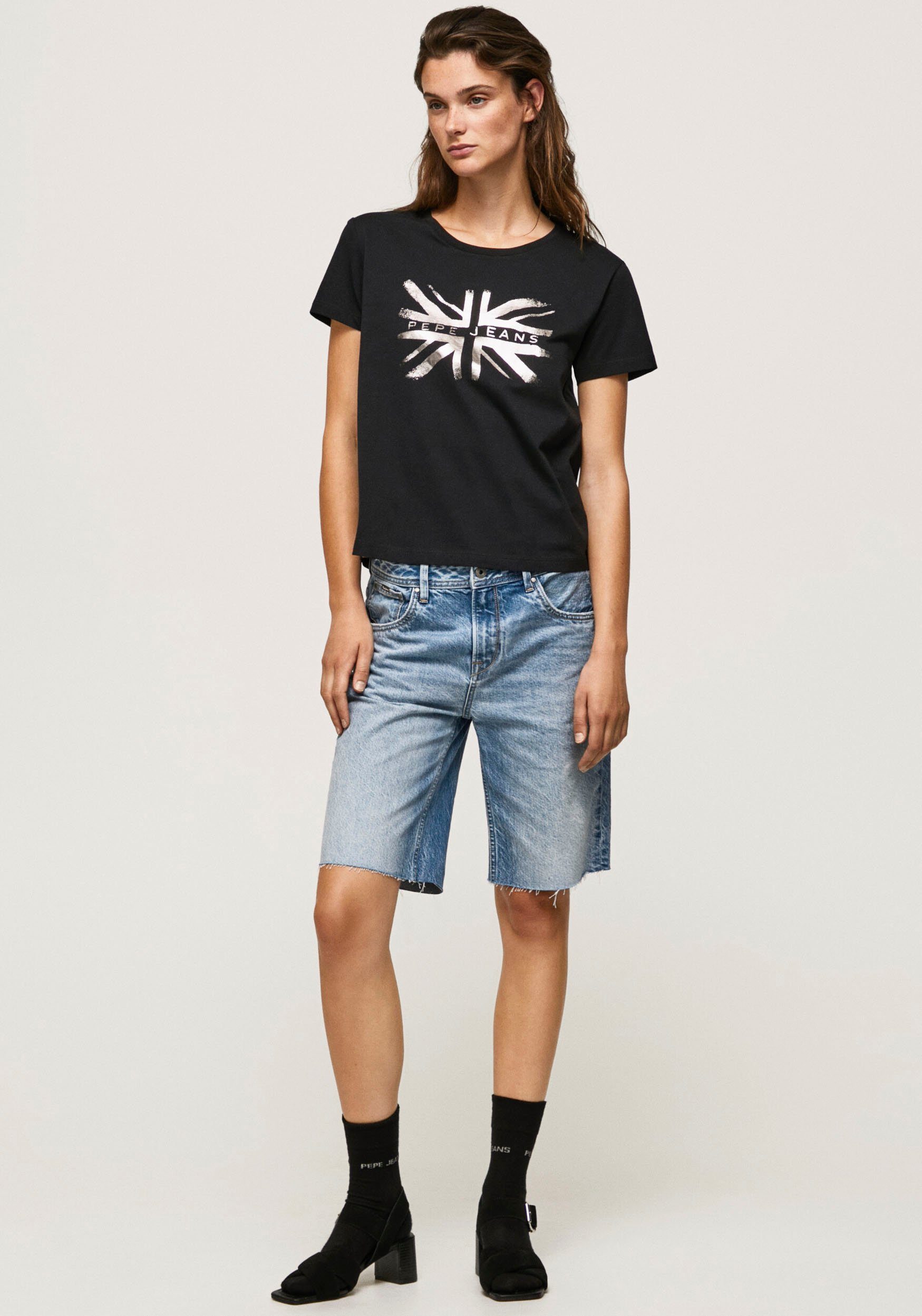 Pepe black T-Shirt Jeans Lali