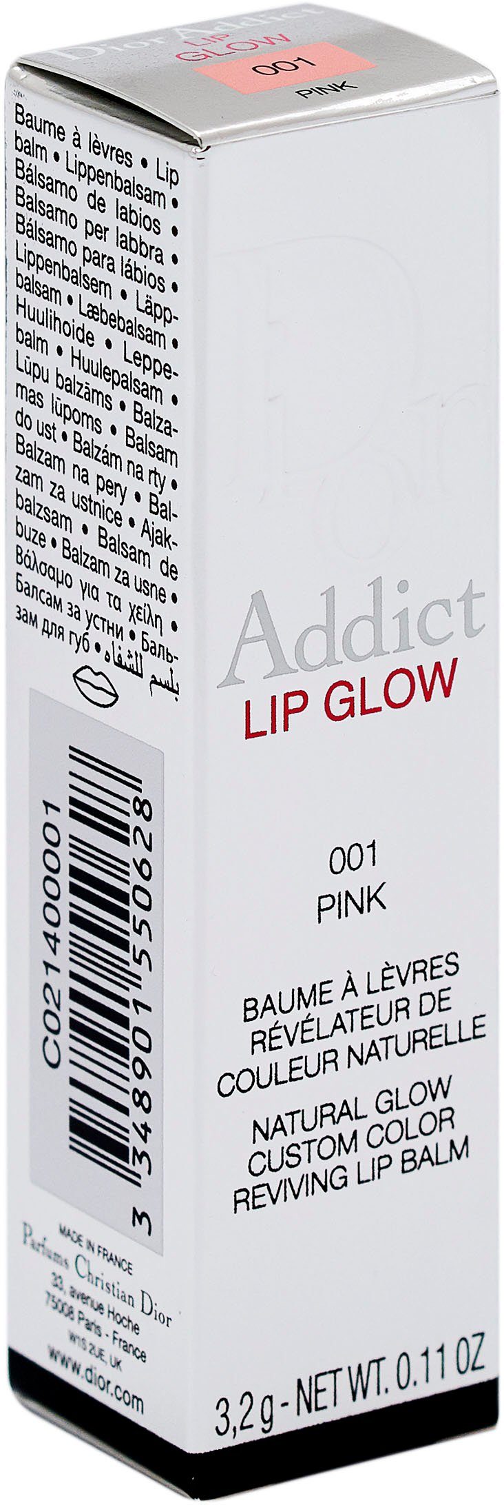 Dior Lippenbalsam Pink Lip Glow Dior Addict 001