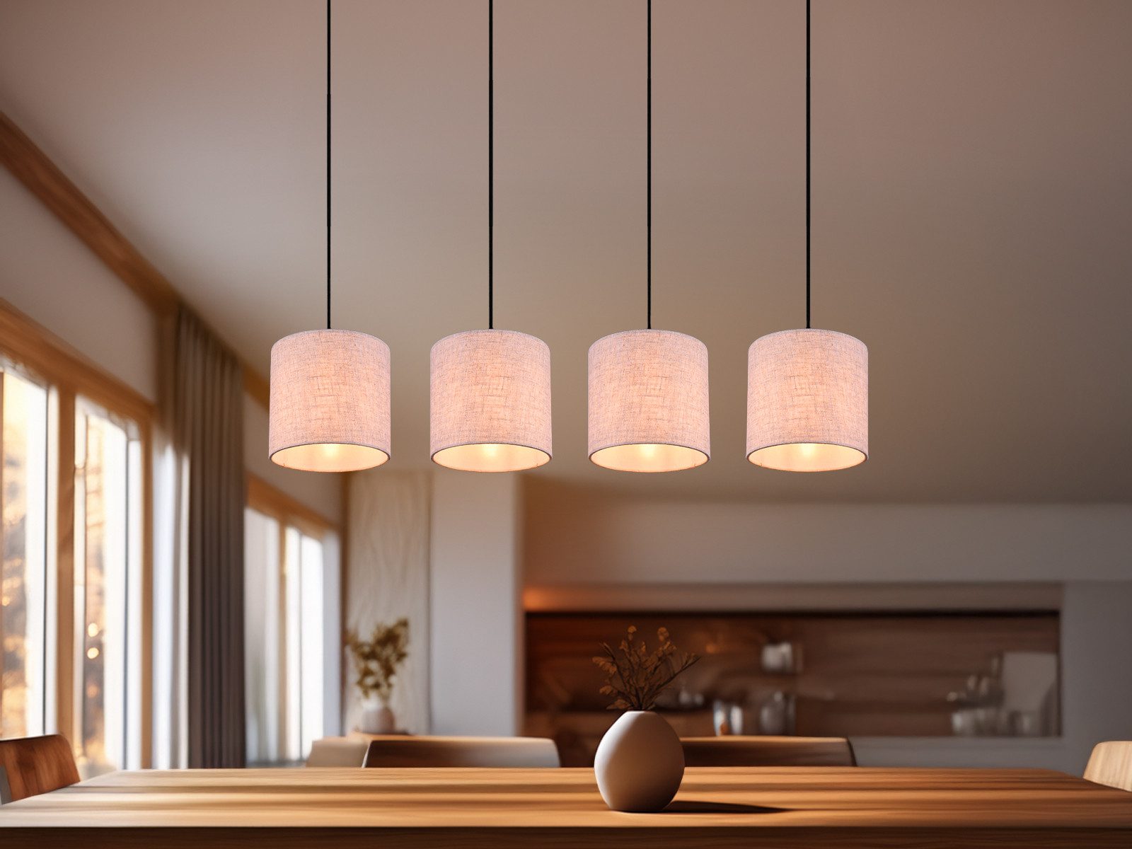 TRIO Leuchten LED Pendelleuchte, LED wechselbar, Warmweiß, Esstisch-lampen günstig online kaufen