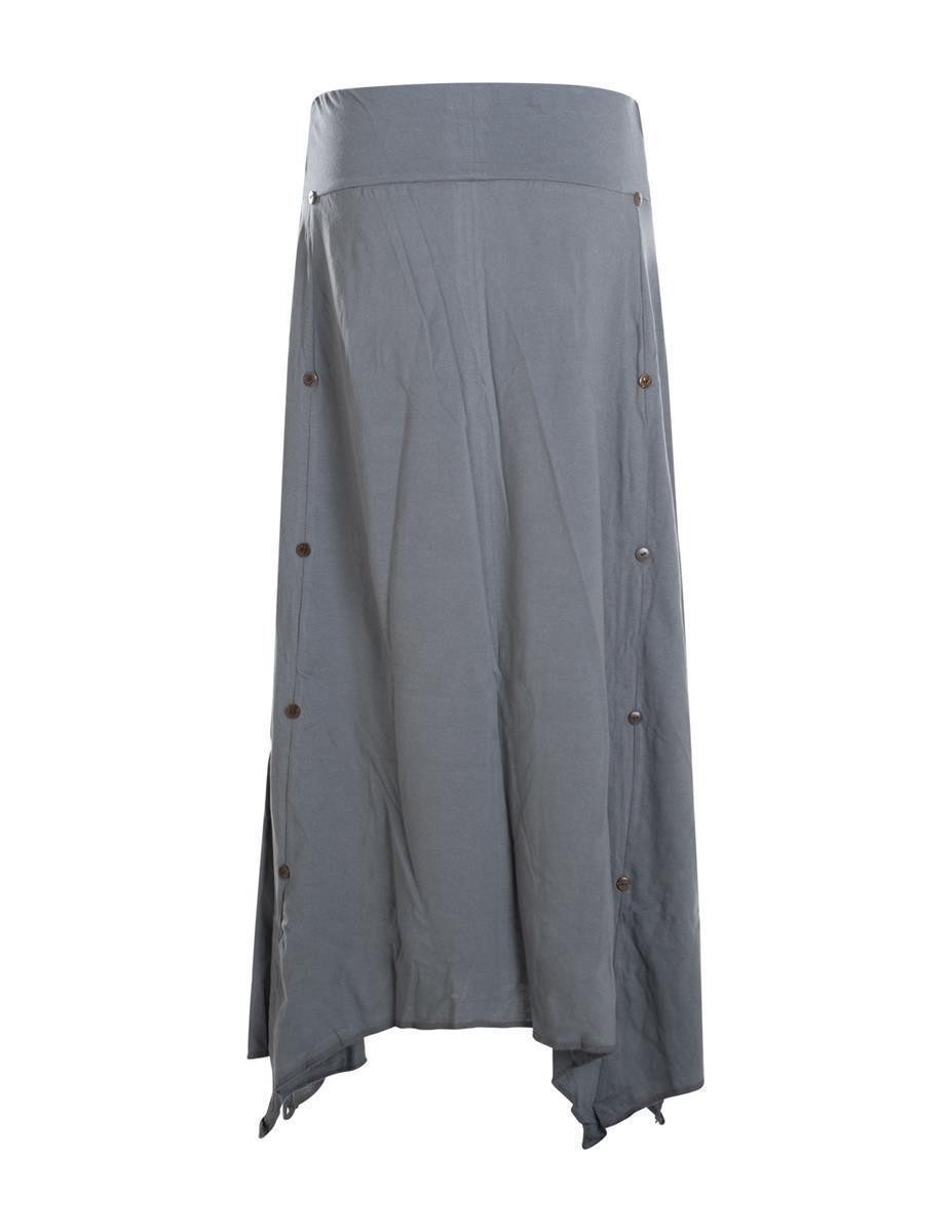 Vishes A-Linien-Rock Damen A-Linie Rock Baumwolle günstig online kaufen