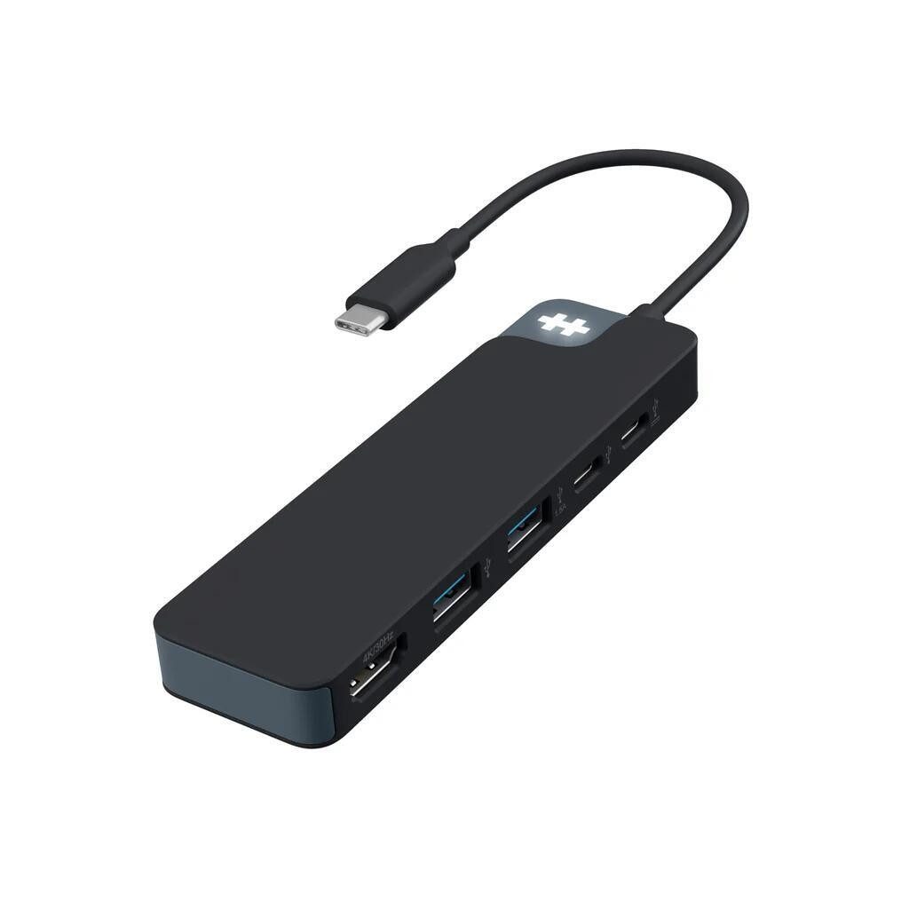 Hyper Hyper® HyperDrive Flex 5 Port USB-C Hub (Black) Netzkabel