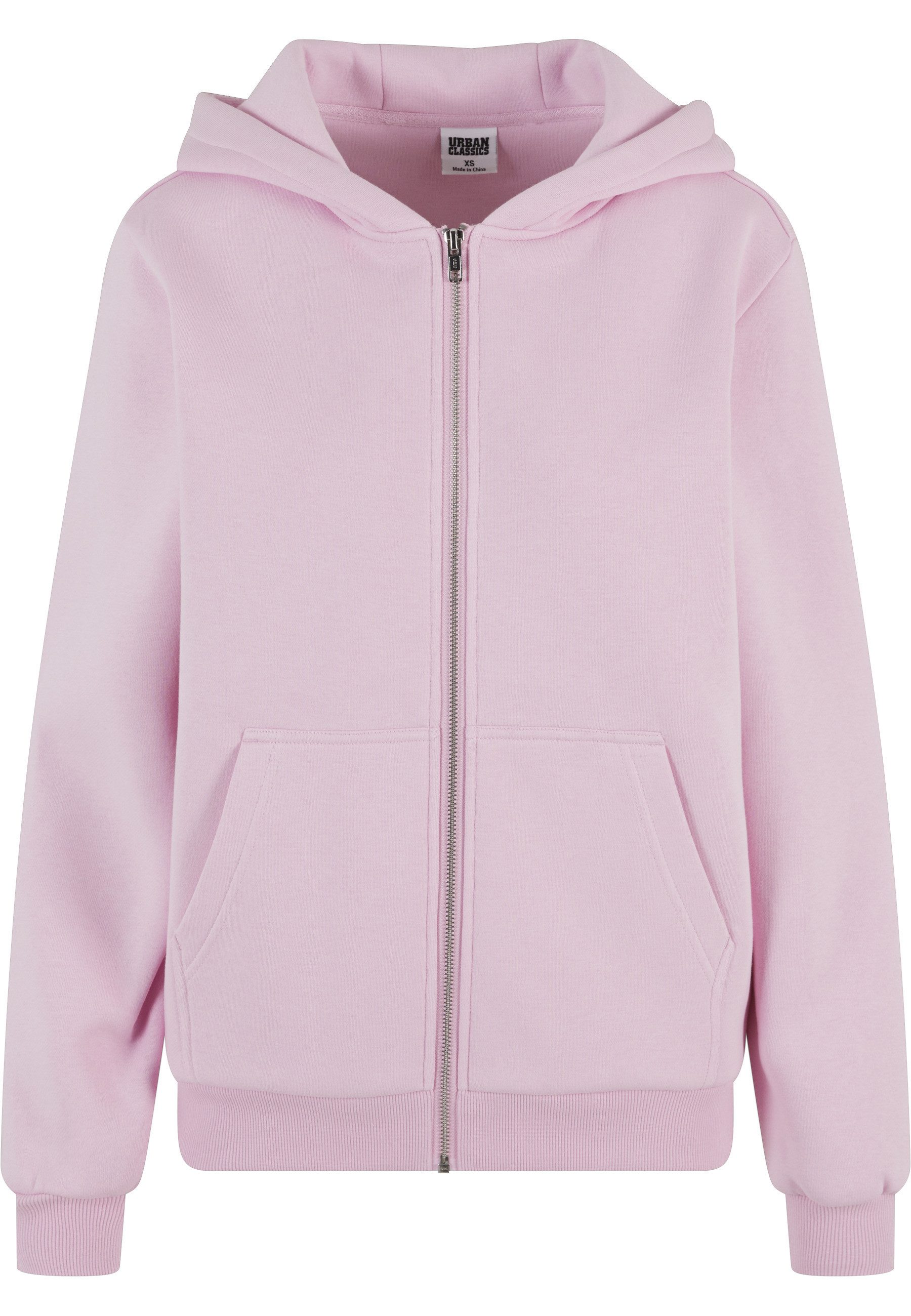 URBAN CLASSICS Sweatjacke Urban Classics Ladies Fluffy Zip Cardigan