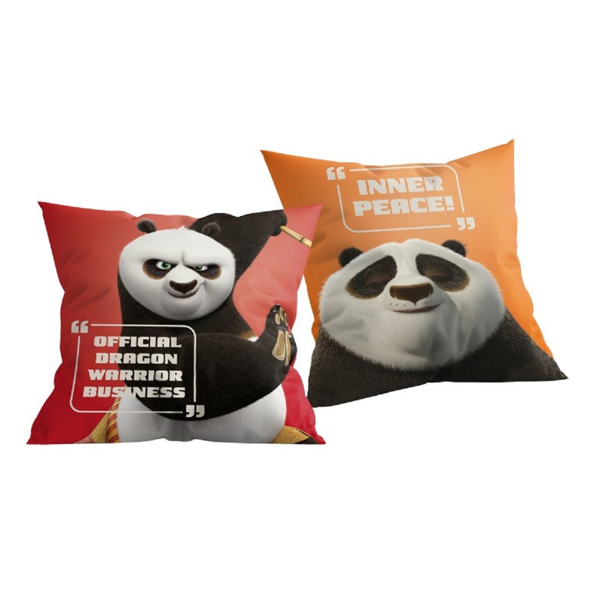 Kung Fu Panda Dekokissen Kuschelkissen (1 Stk) 40 x 40 cm aus Polyester