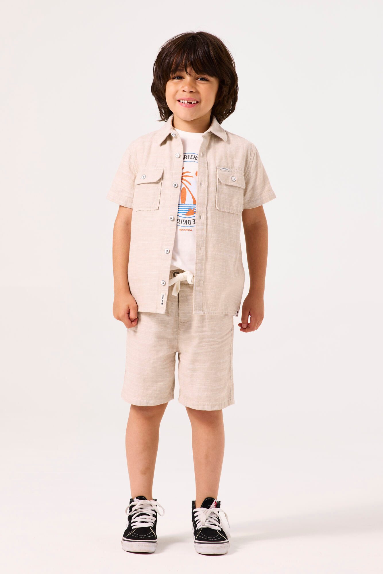 Garcia Kurzarmhemd festlich