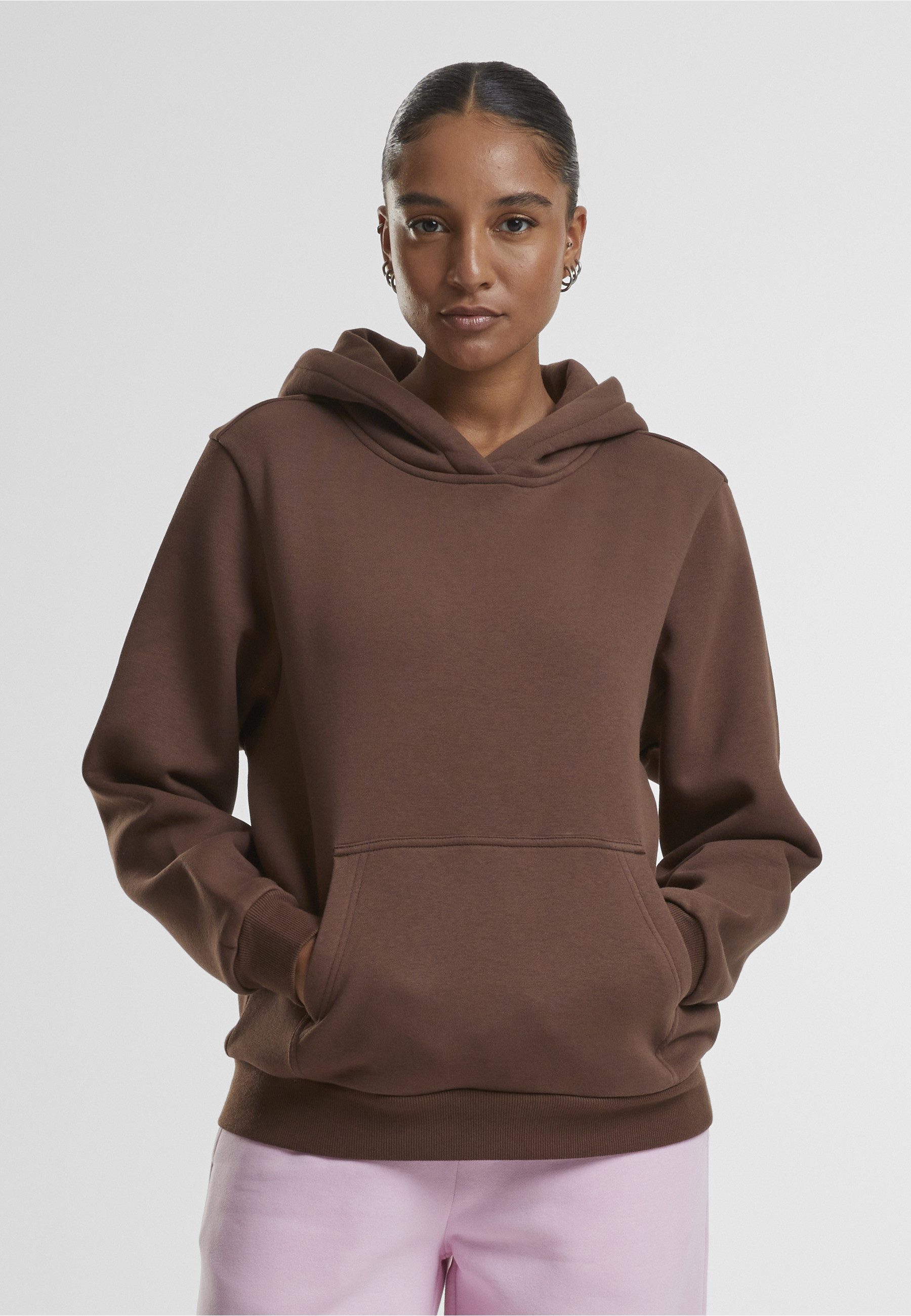 URBAN CLASSICS Kapuzensweatshirt Urban Classics Ladies Fluffy Hoody – Bild 3 von 5