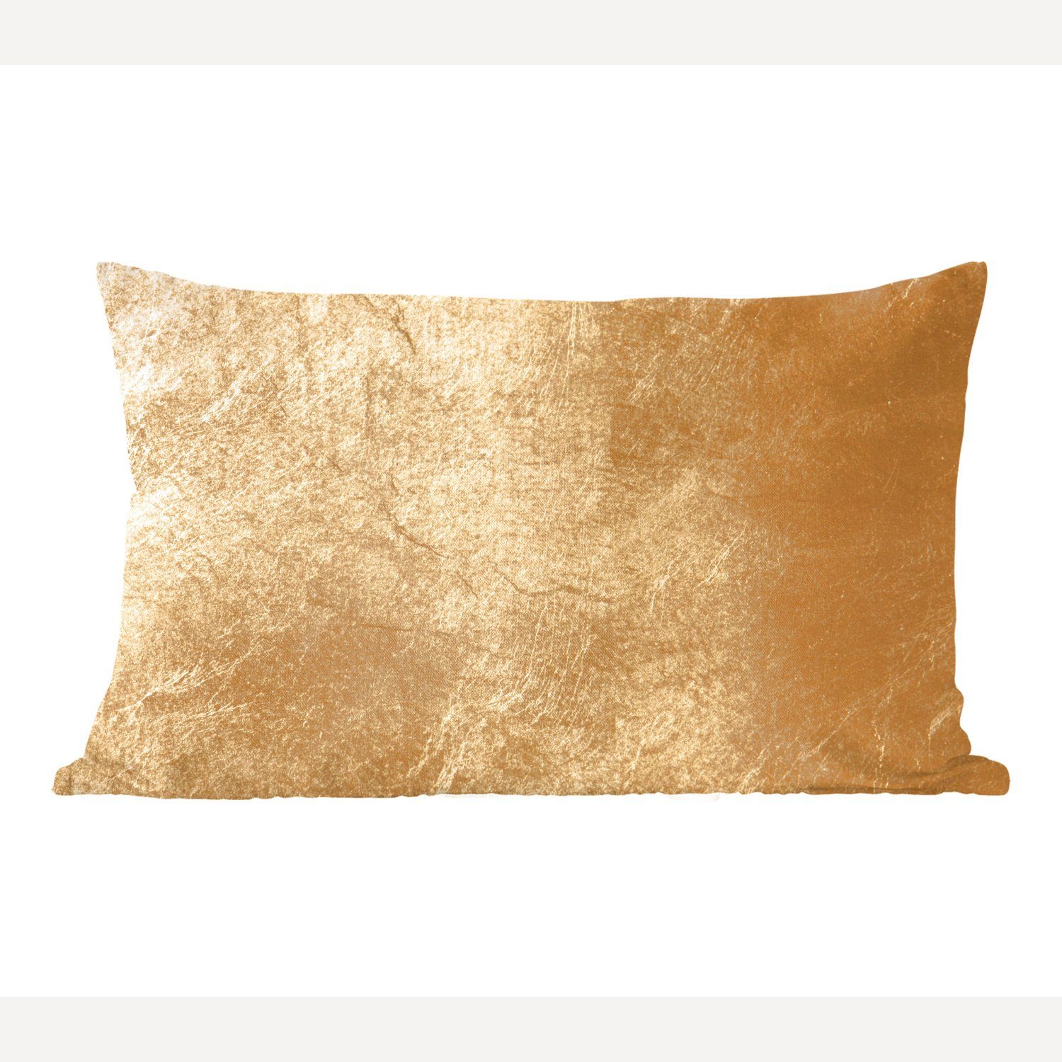 MuchoWow Dekokissen Licht fällt auf eine goldene Wand, Dekoration, Zierkiss günstig online kaufen