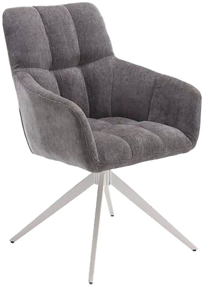 Home affaire Drehstuhl Nizza, TOPSELLER! (Set, 2 St), 180 Grad Drehfunktion, komfortable Polsterung, stabiles Gestell