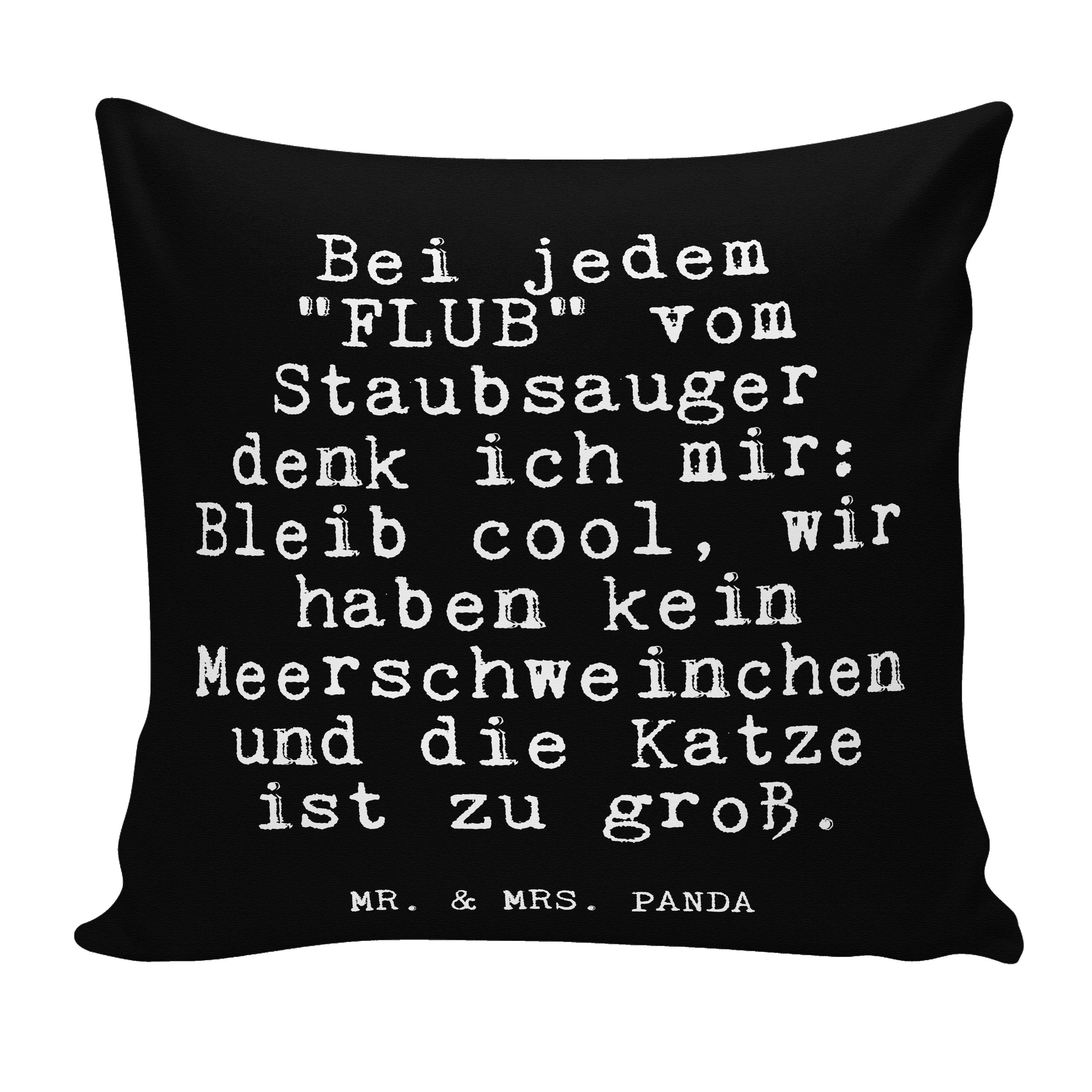 Mr. & Mrs. Panda Dekokissen »Bei jedem "FLUB" vom... Schwarz