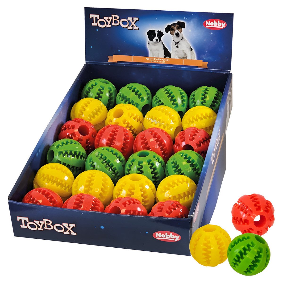 Nobby Tierball Hundespielzeug Dental Ball TPR