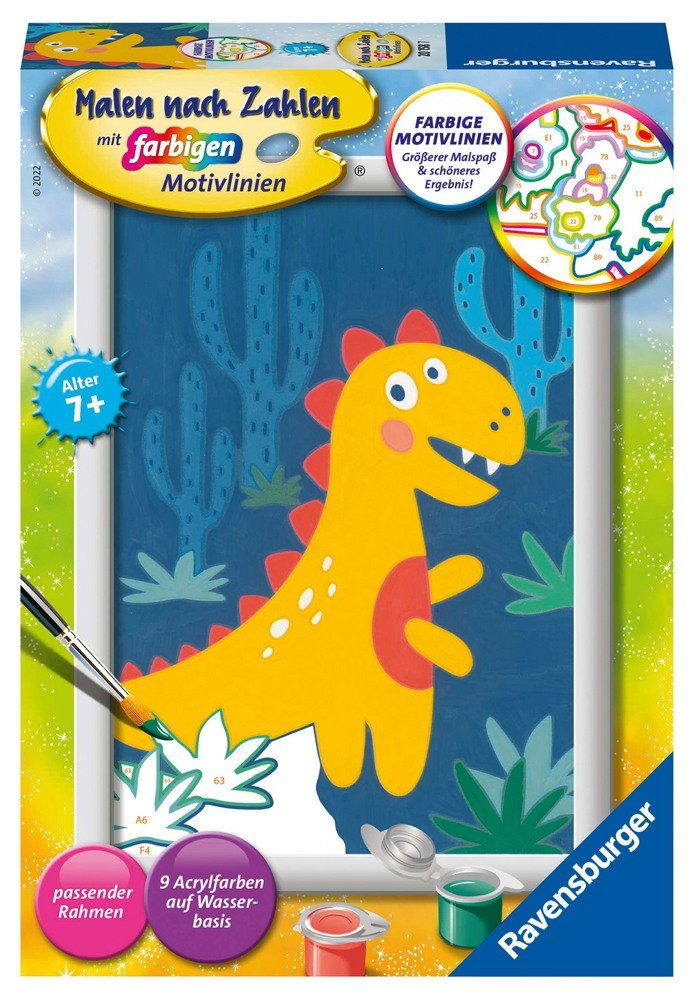 Malen nach Zahlen Malen nach Zahlen Classic Serie E Frecher Dinosaurier 20158