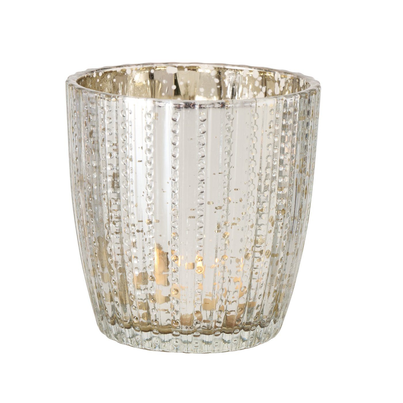 BOLTZE GRUPPE GmbH Windlicht Boltze Windlicht Patty 2er-Set Antik Silber 7 günstig online kaufen