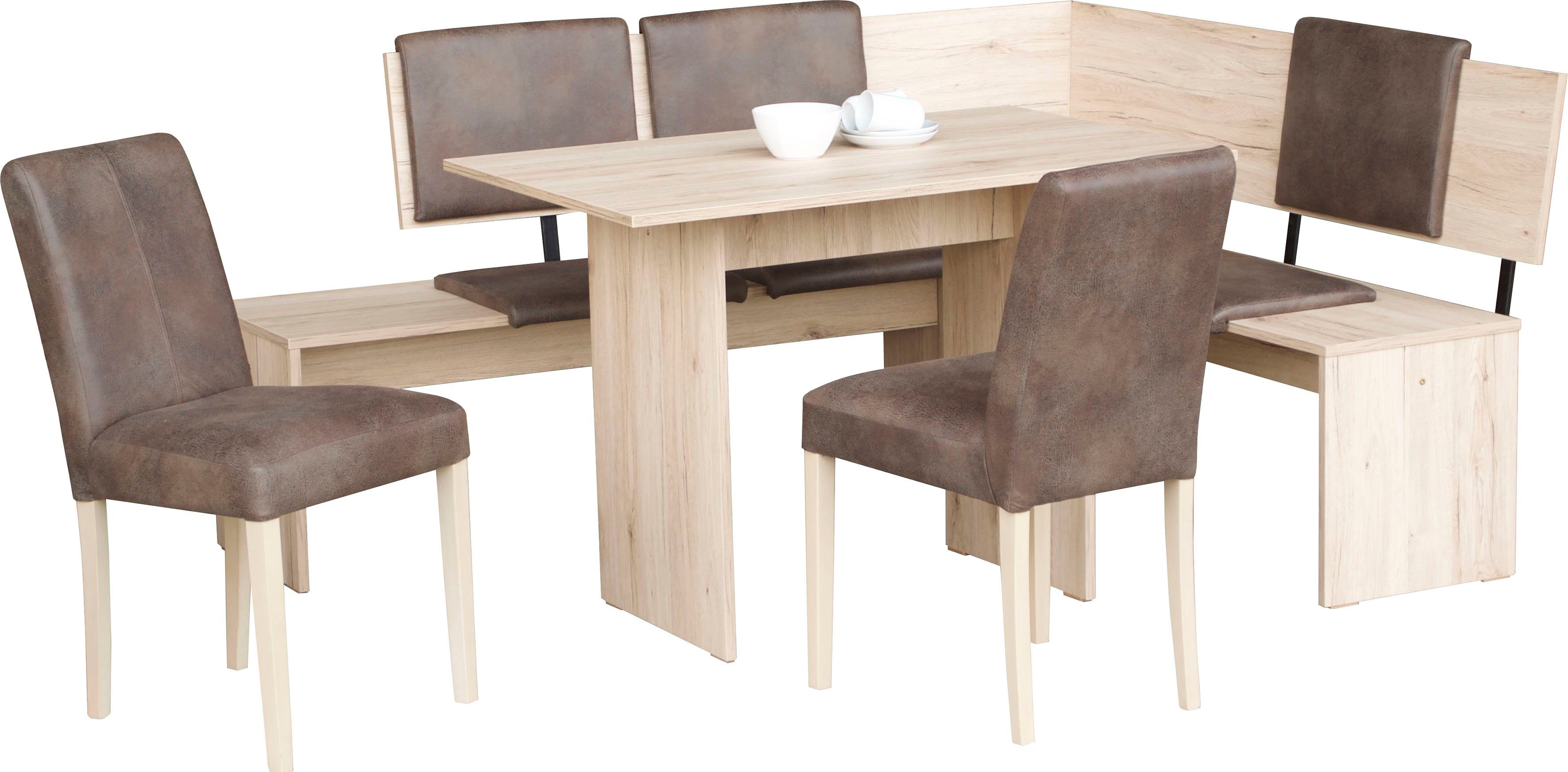 Home affaire Eckbankgruppe Essen, (Set, 4-tlg)