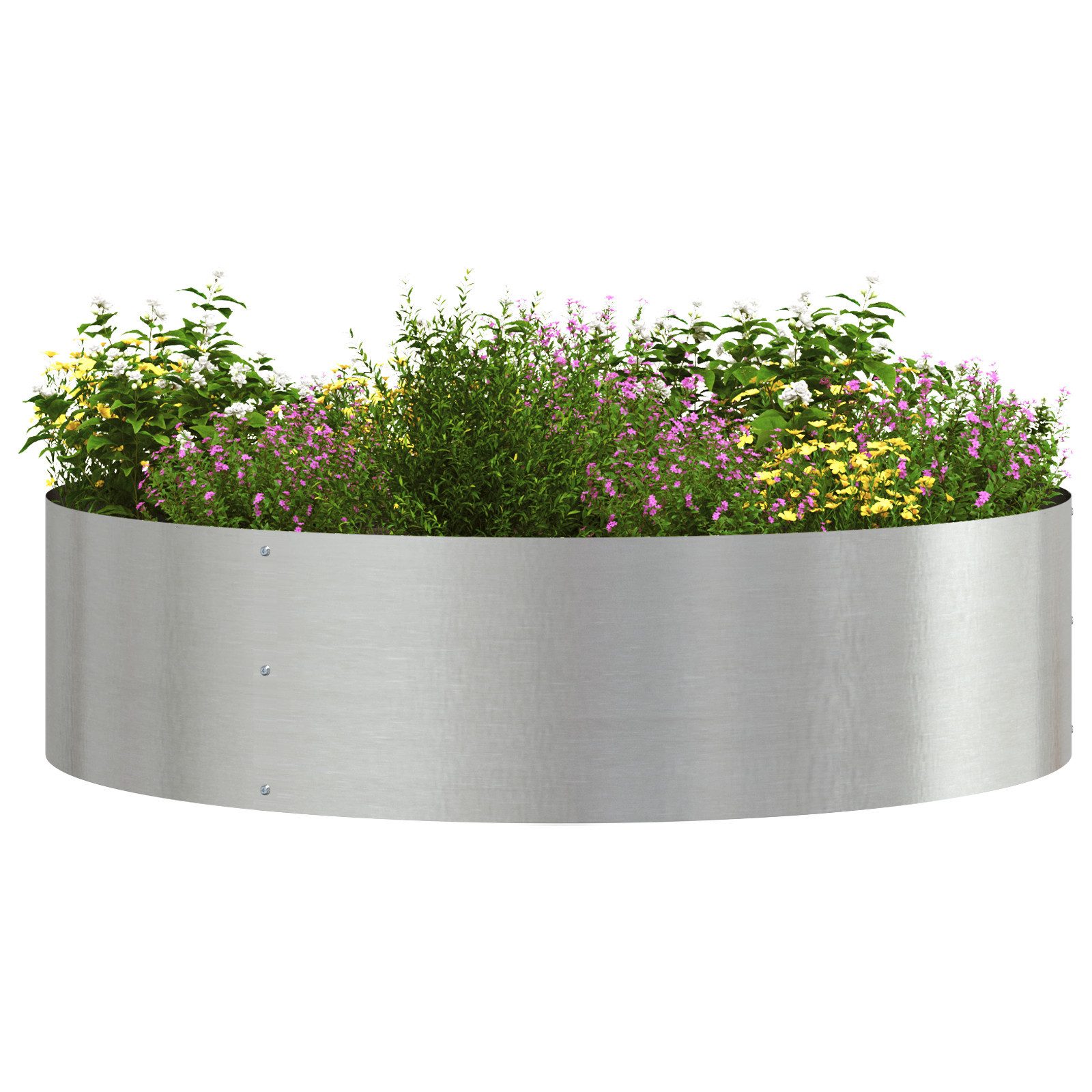 vidaXL Blumentopf Edelstahl Pflanzkübel Edelstahl Groß günstig online kaufen