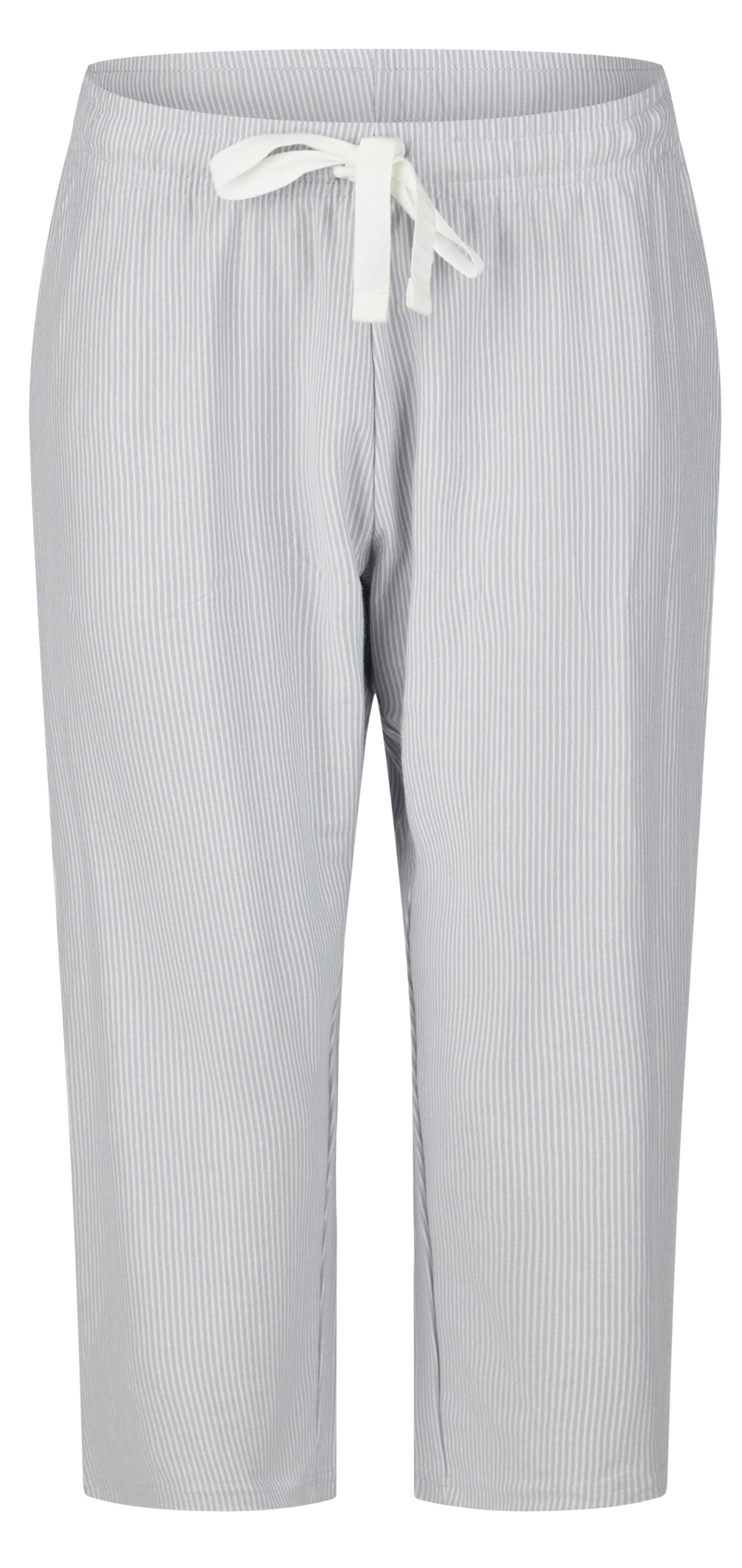 By Louise Pyjamahose Damen Capri Schlafanzughose (1-tlg) Baumwolle günstig online kaufen