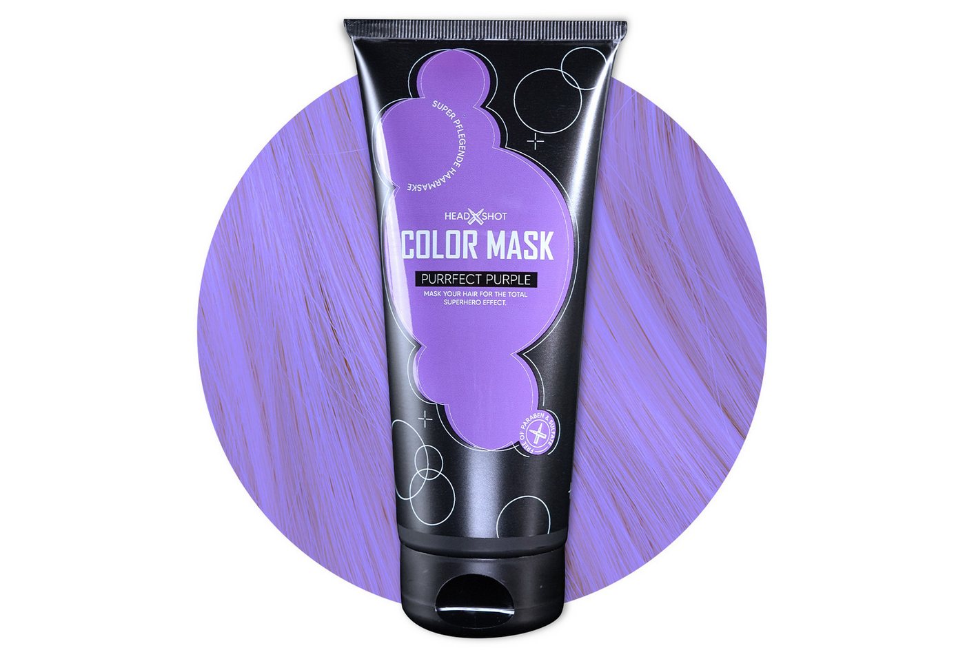 Headshot Hair Dye Haartönung Purrfect Purple Color Mask