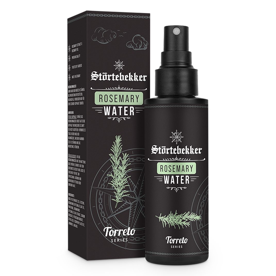 Störtebekker Haarwasser - Premium Rosmarinwasser, für kräftiges Haar, vegan, tierversuchsfrei