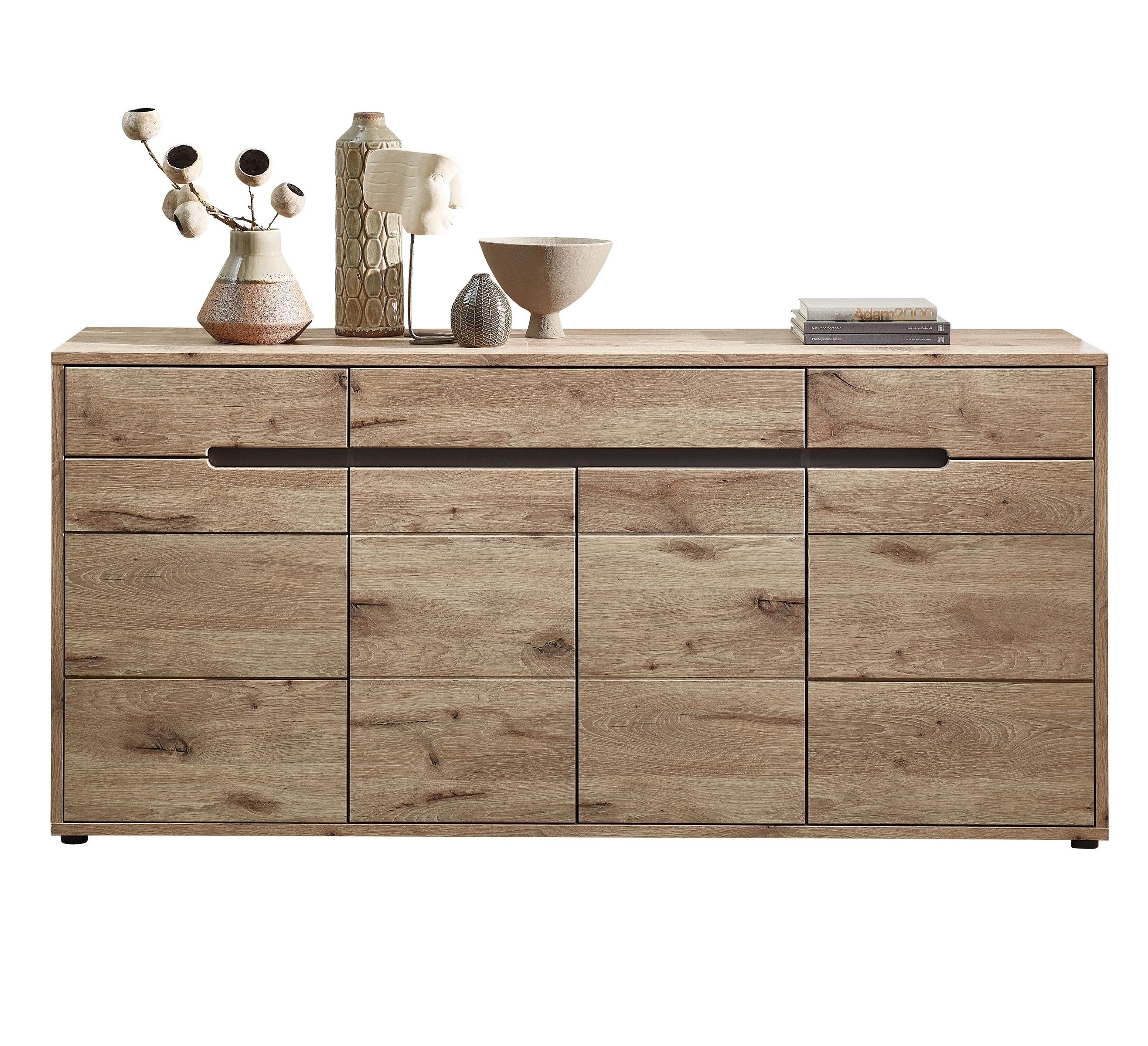 Innostyle Sideboard in Viking Oak Dekor, MDF, Spannplatte - 185x87x44cm (BxHxT)