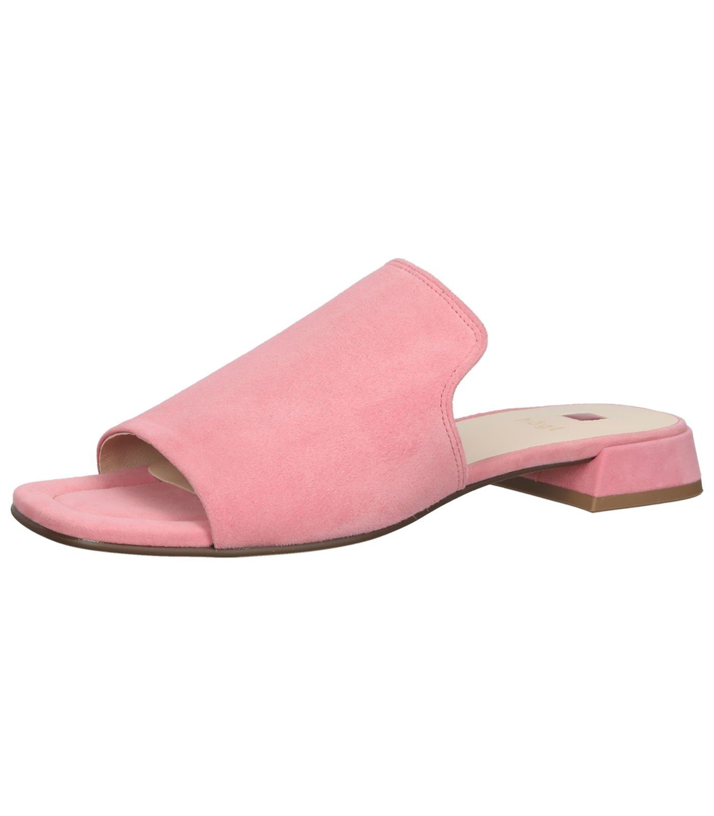 Högl Pantoletten Veloursleder Pantolette Hellpink