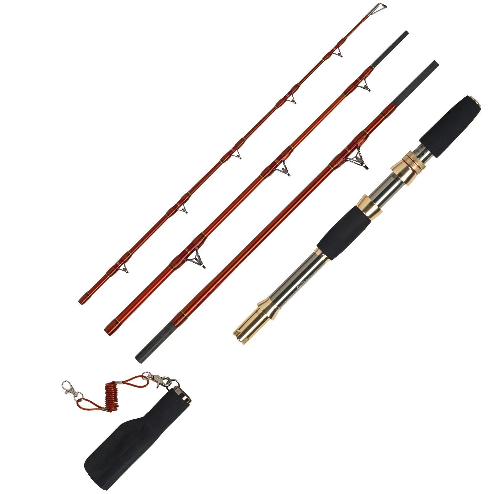 WFT Reiserute, (4-tlg), WFT 68 North LTC 2,10m 50lbs 4 Teile Meeresrute Reiserute