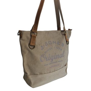 Jennifer Jones Handtasche Jennifer Jones - Canvas Damenhandtasche Damentasche Schultertasche