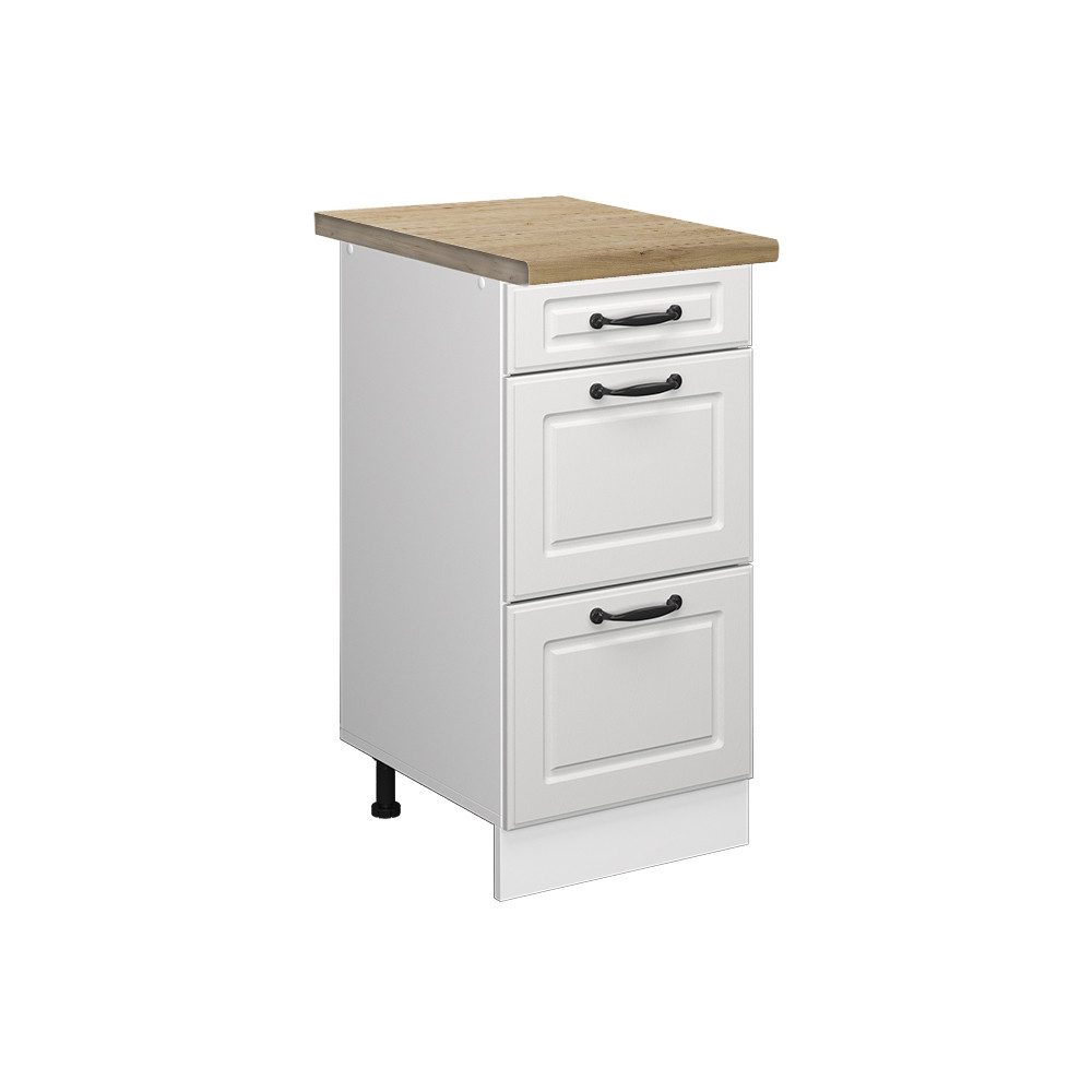 Vicco Unterschrank R-Line, Weiß Landhaus/Weiß, 40 günstig online kaufen