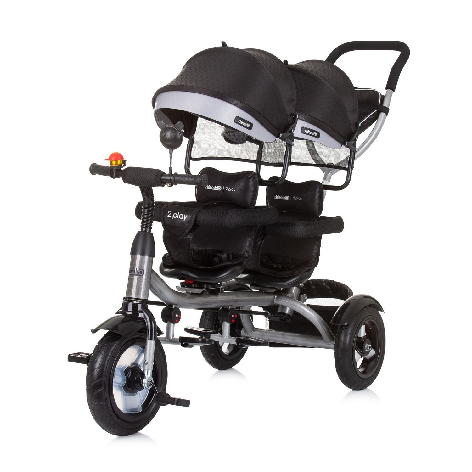 Chipolino Dreirad Geschwisterdreirad Tricycle 2Play, zwei günstig online kaufen