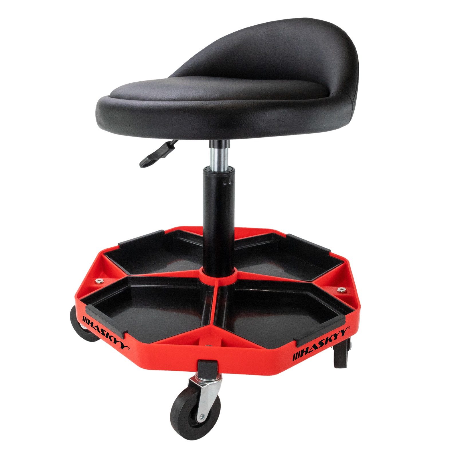 HASKYY Arbeitshocker HASKYY Werkstatthocker mit Rückenlehne, höhenverstellb günstig online kaufen