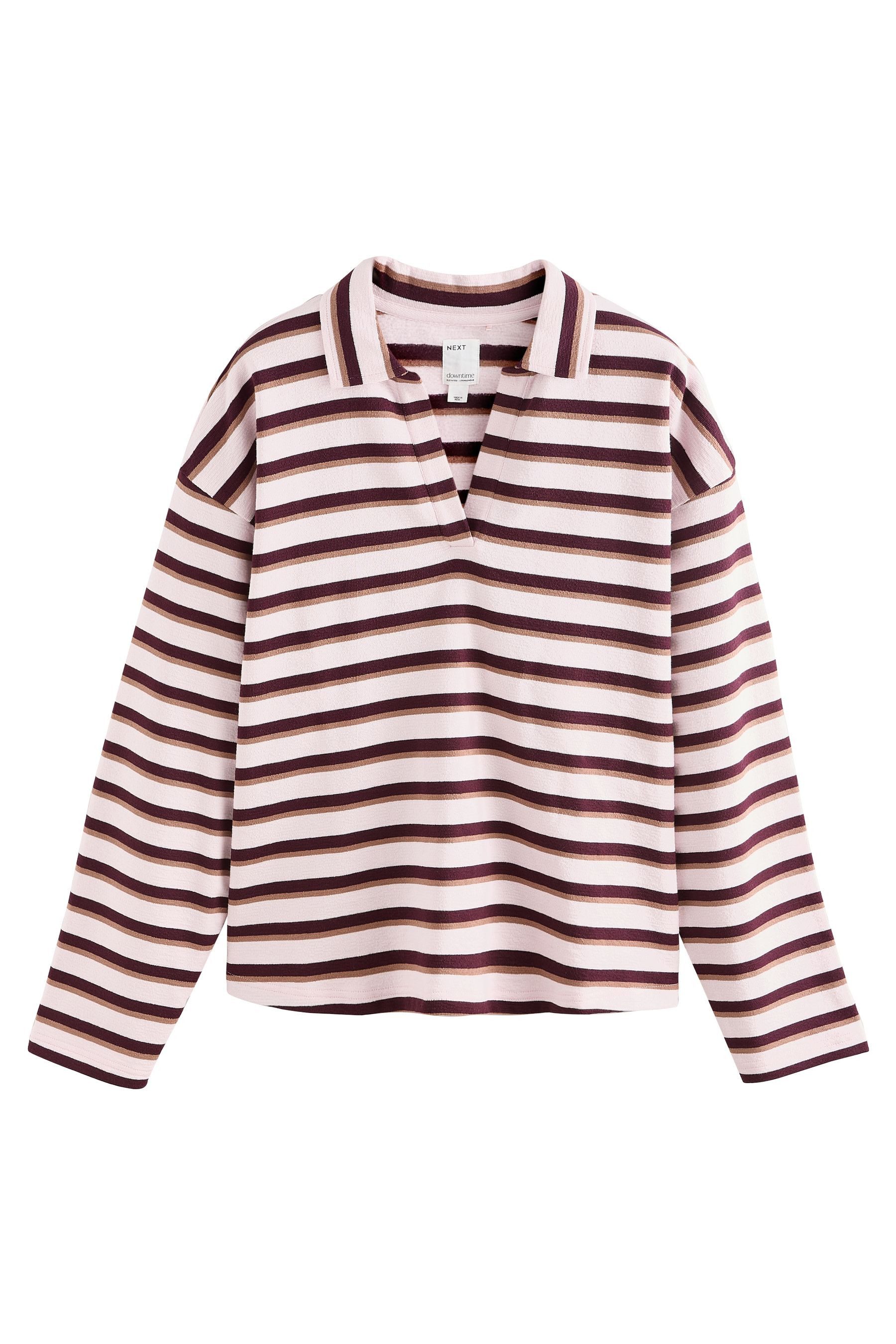 Next Sweatanzug Ruby-Loungewear-Set mit Kragen (2-tlg)