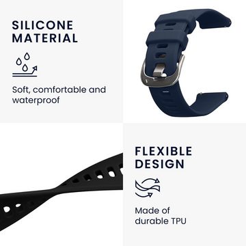 kwmobile Uhrenarmband 2x Sportarmband für Garmin vivoactive 5 / active 5, Armband TPU Silikon Set Fitnesstracker